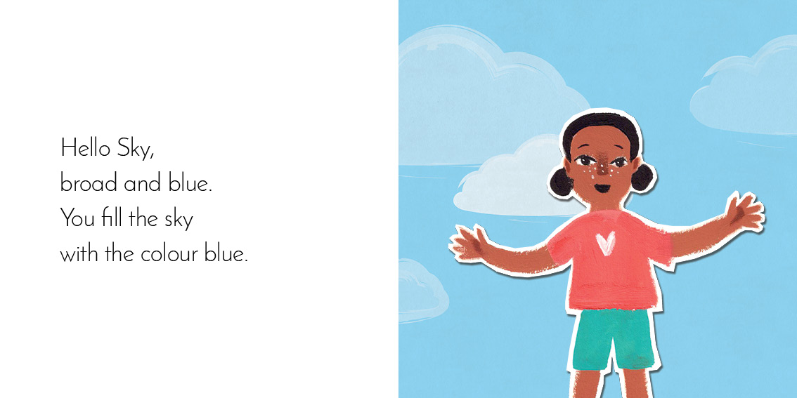 Hello — original illustrated page 7, English text included