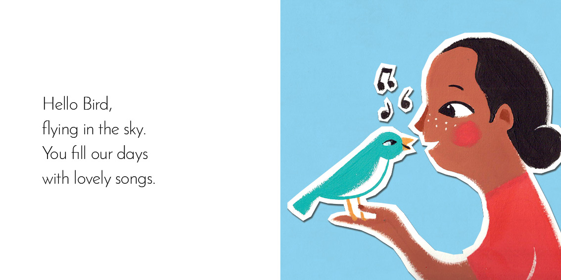 Hello — original illustrated page 15, English text included