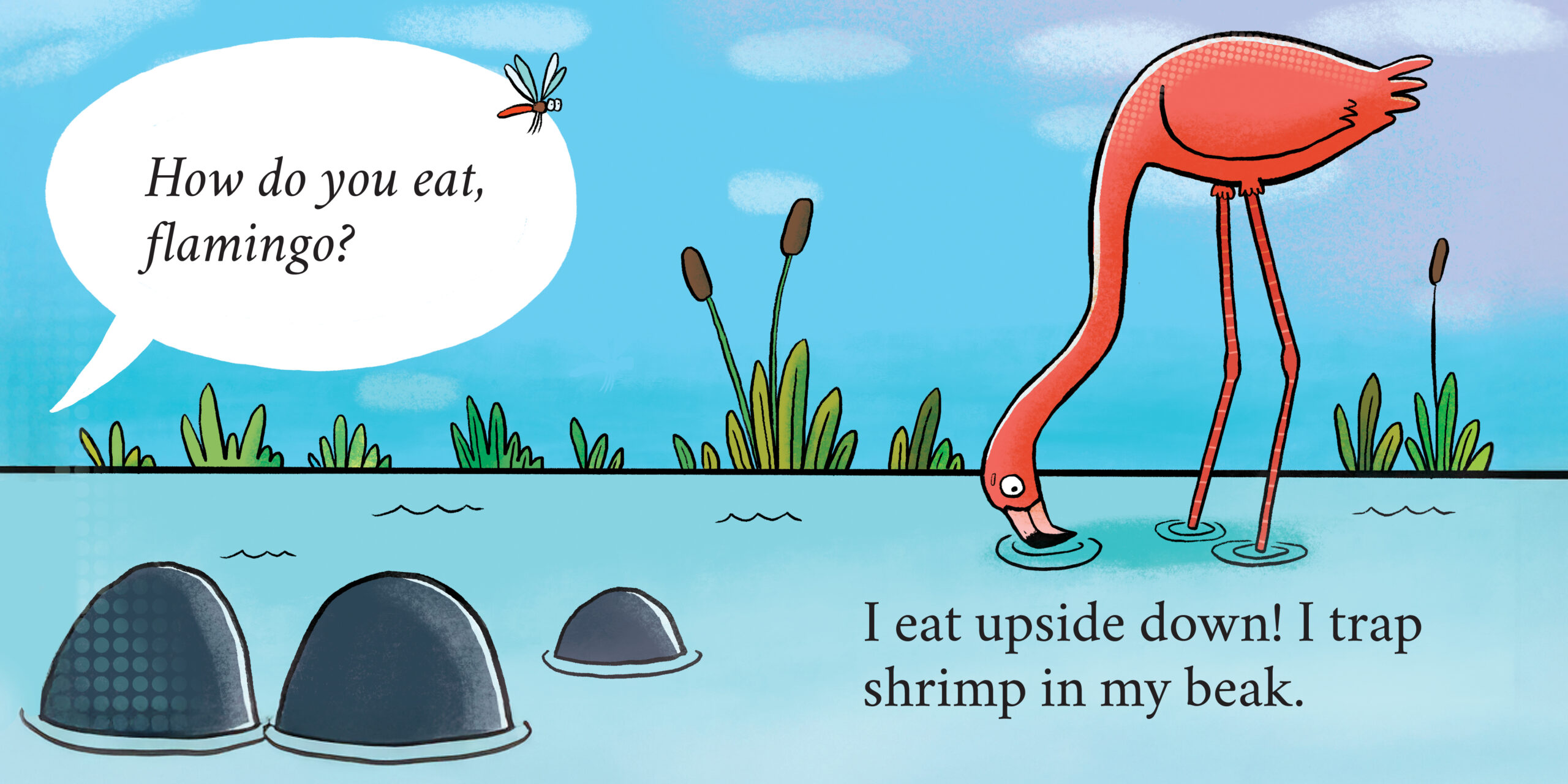 How do you eat? — original illustrated page 3, English text included