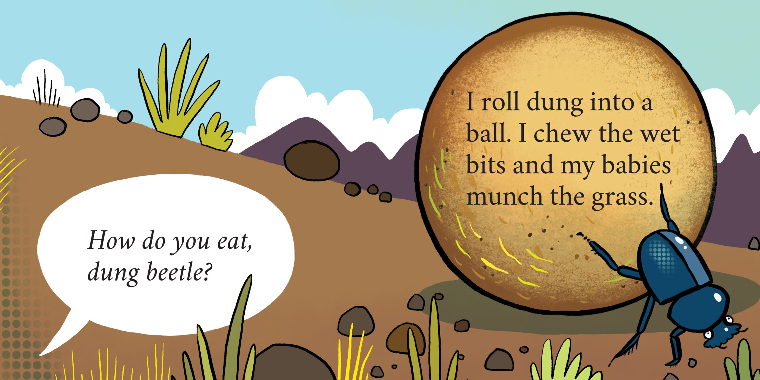 How do you eat? — original illustrated page 4, English text included