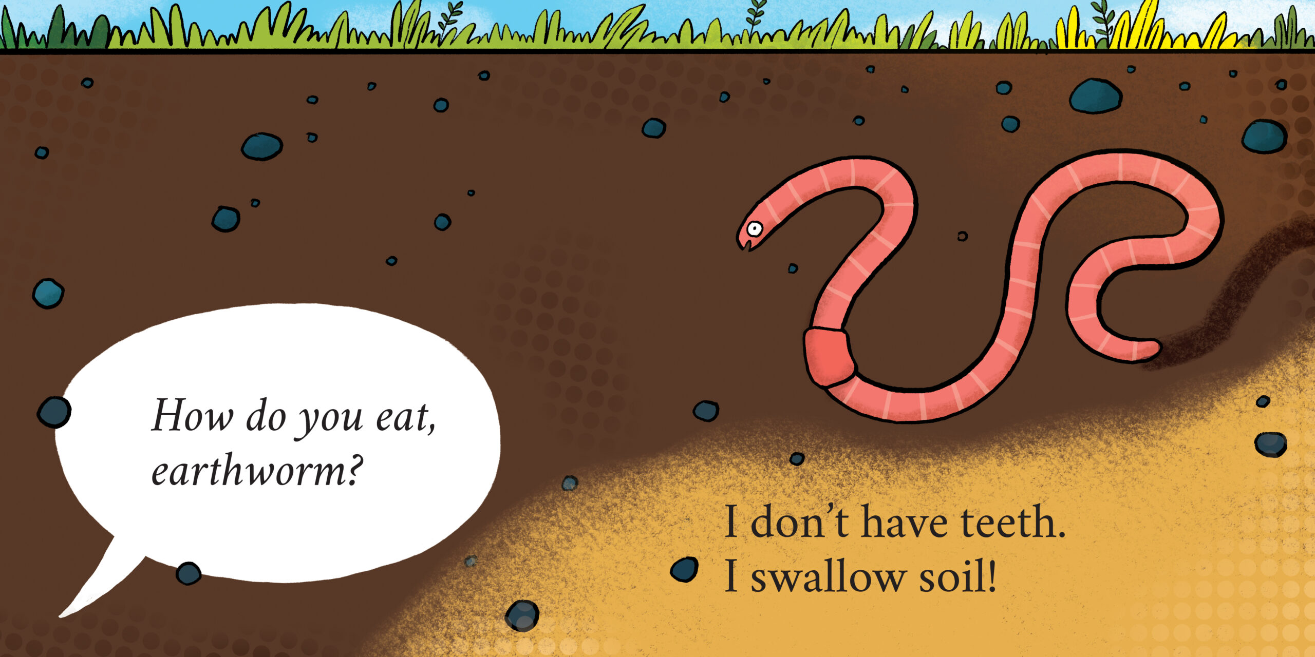 How do you eat? — original illustrated page 6, English text included