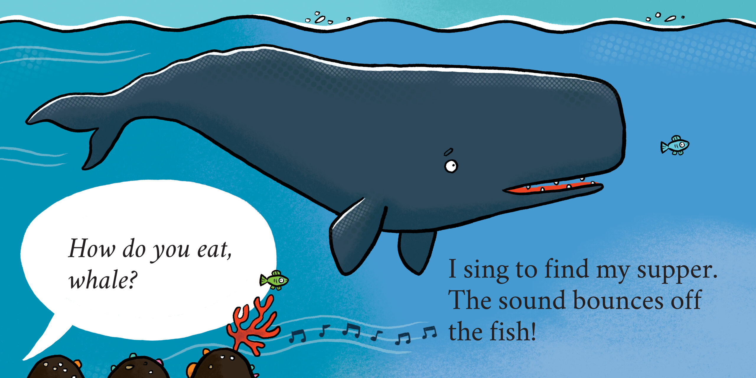 How do you eat? — original illustrated page 8, English text included