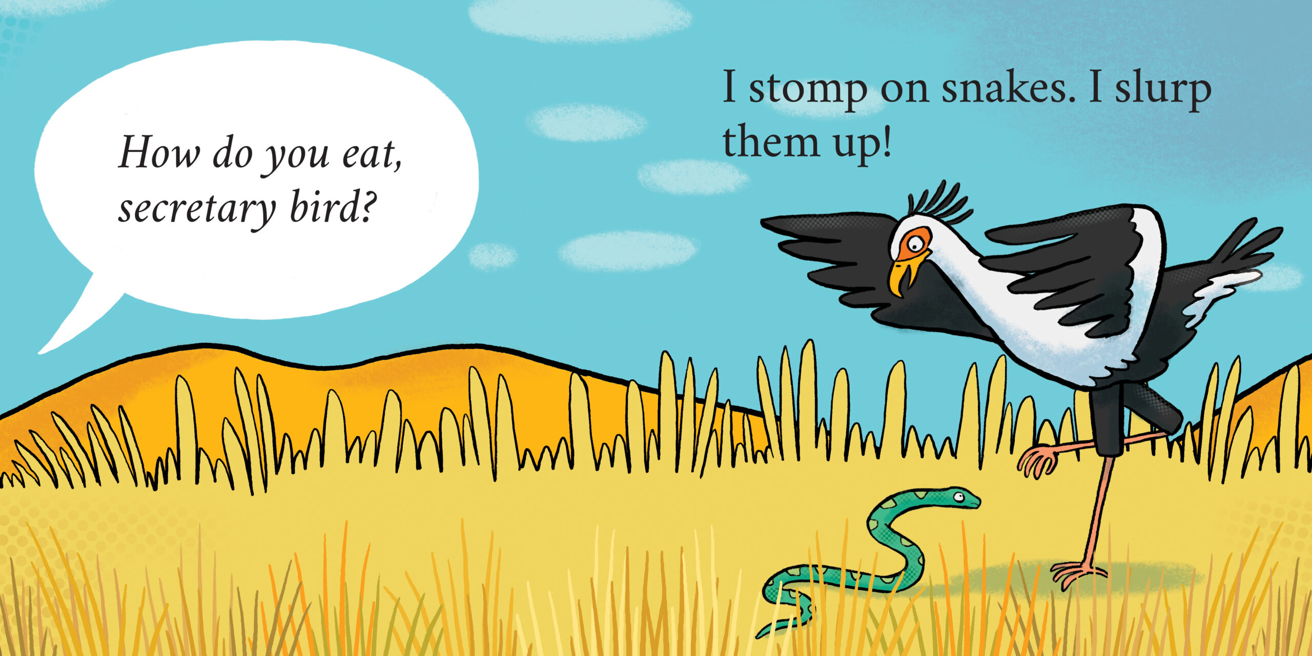 How do you eat? — original illustrated page 10, English text included
