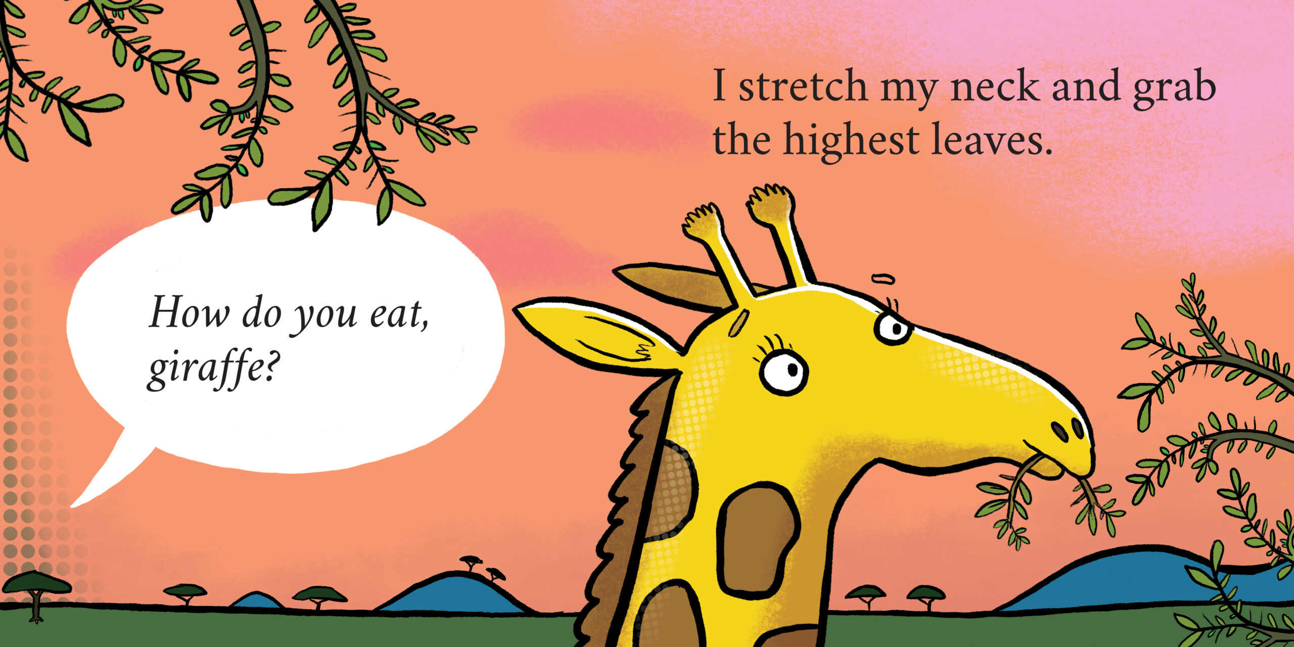 How do you eat? — original illustrated page 11, English text included