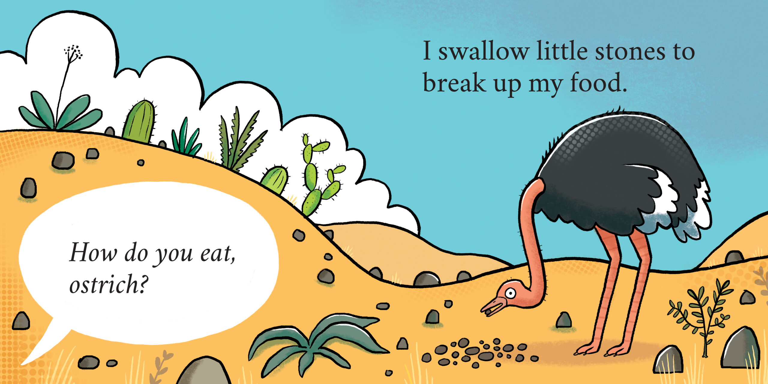 How do you eat? — original illustrated page 12, English text included