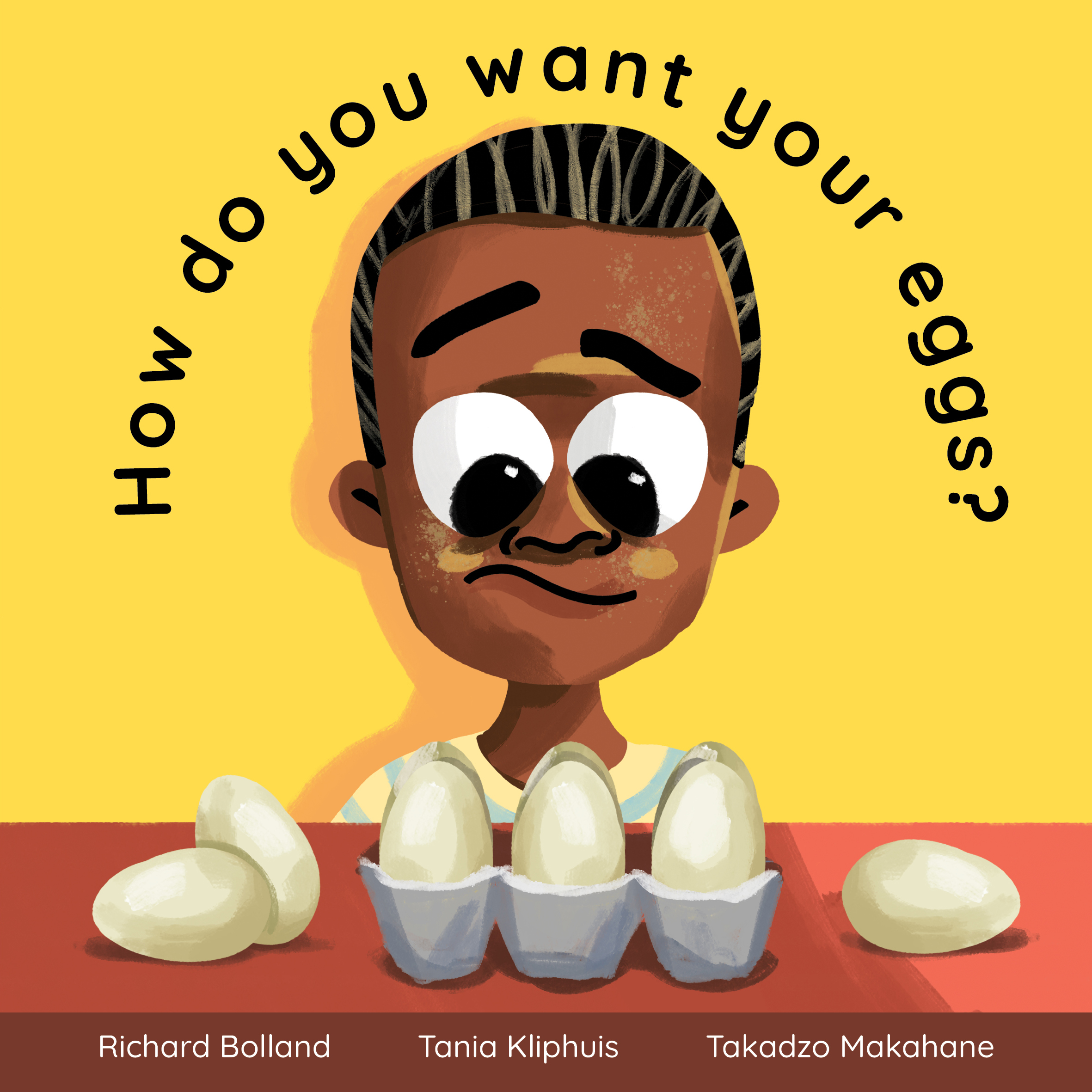 How do you want your eggs? — original illustrated page 1, English text included
