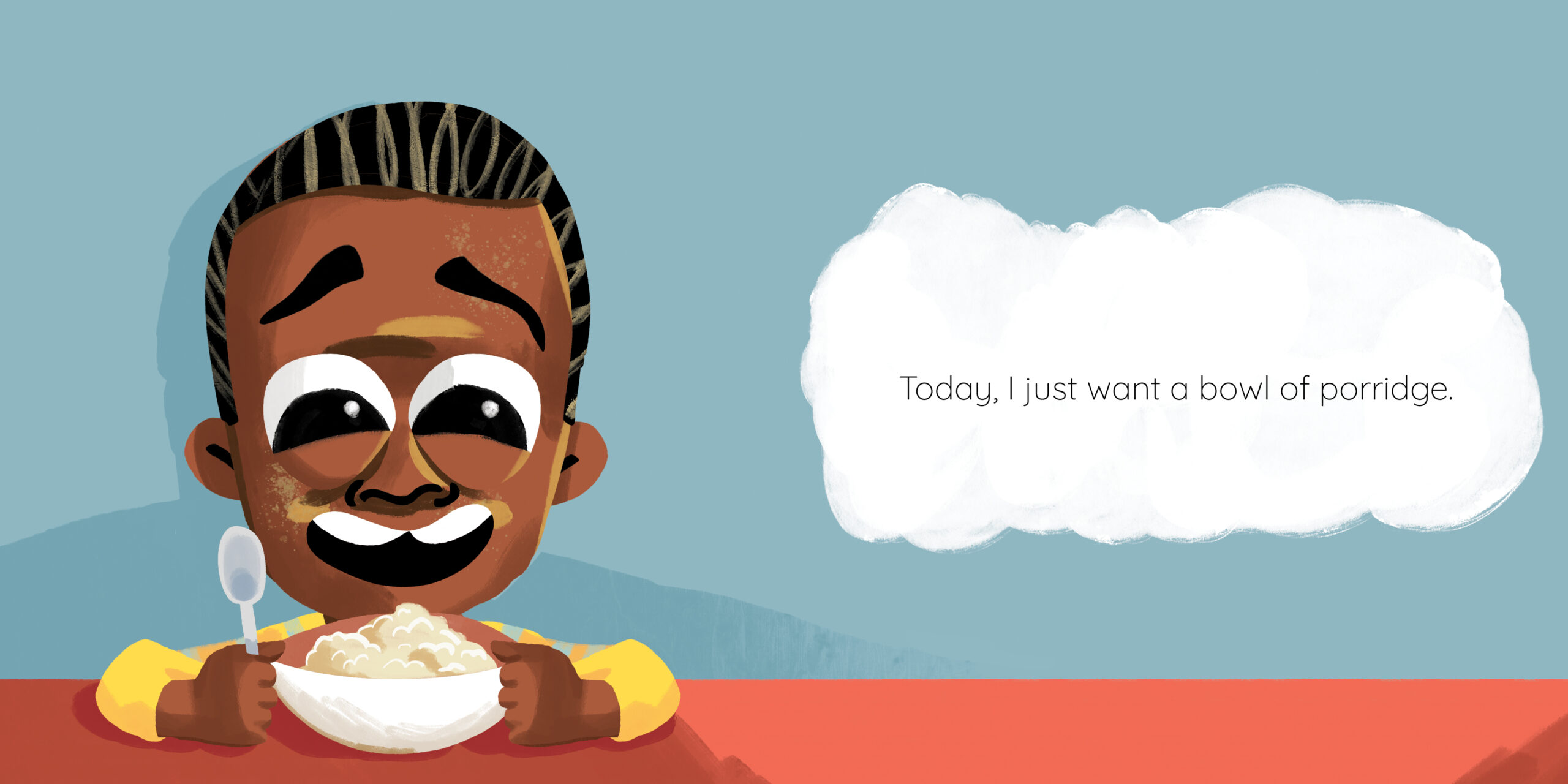 How do you want your eggs? — original illustrated page 13, English text included