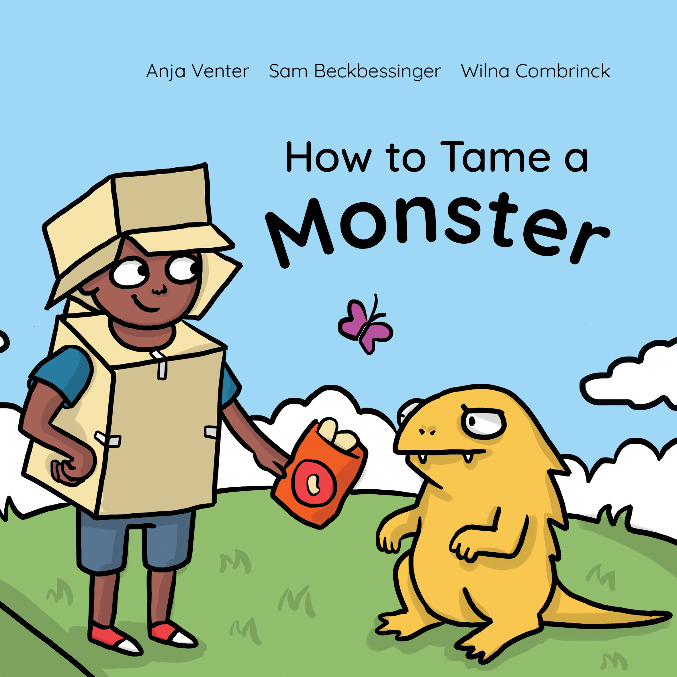 How to Tame a Monster — original illustrated page 1, English text included