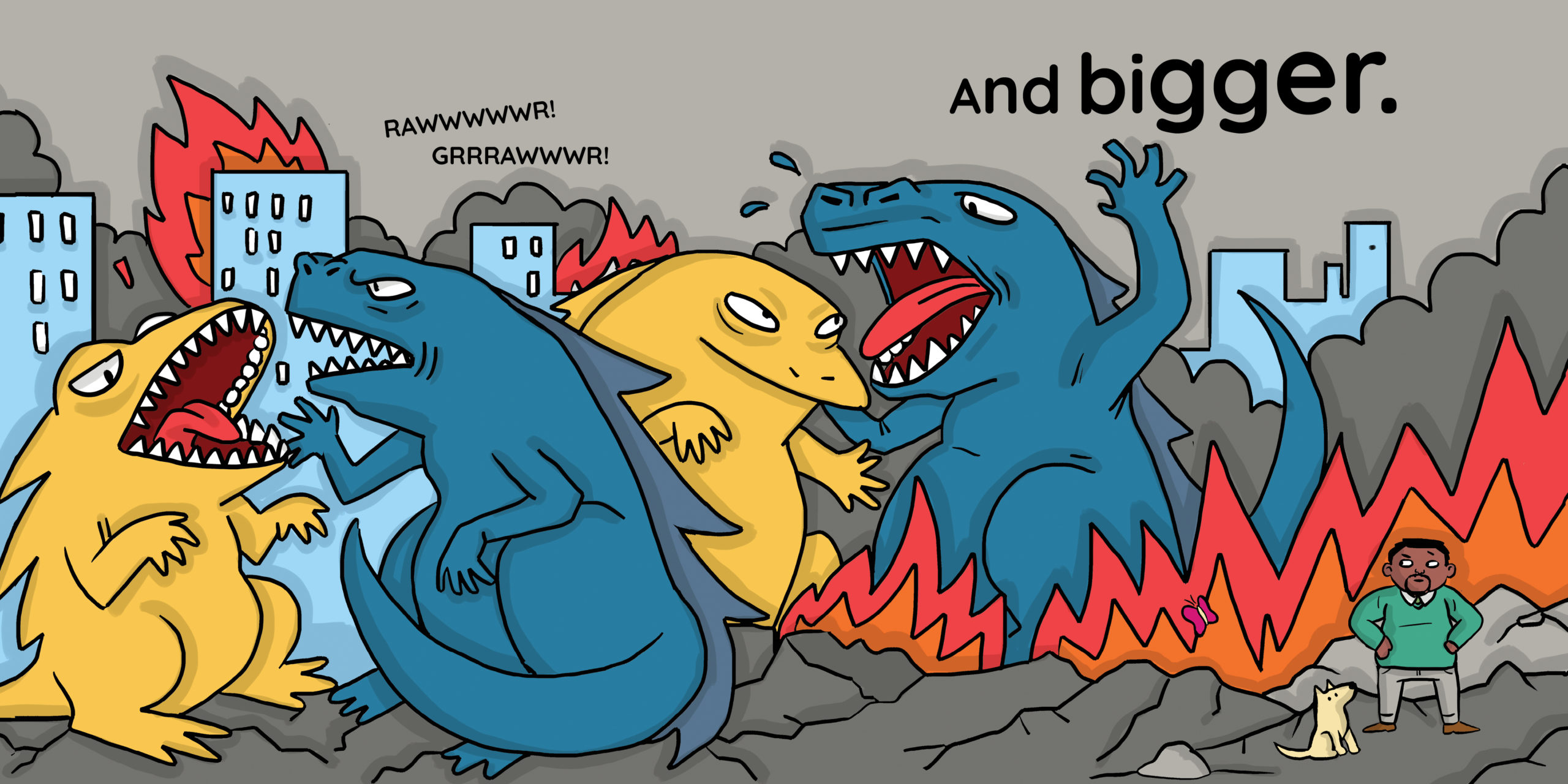 How to Tame a Monster — original illustrated page 11, English text included