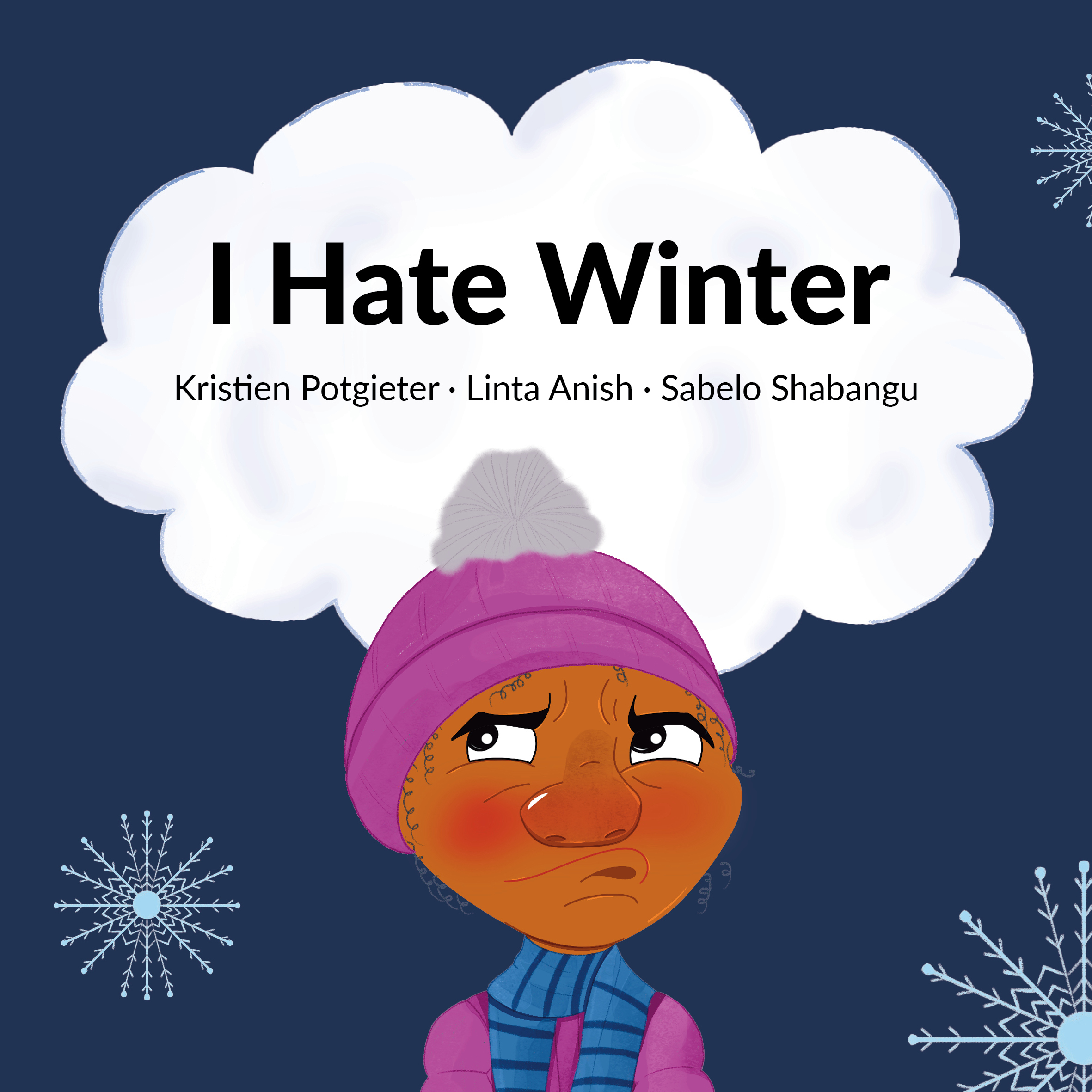 I Hate Winter — original illustrated page 1, English text included