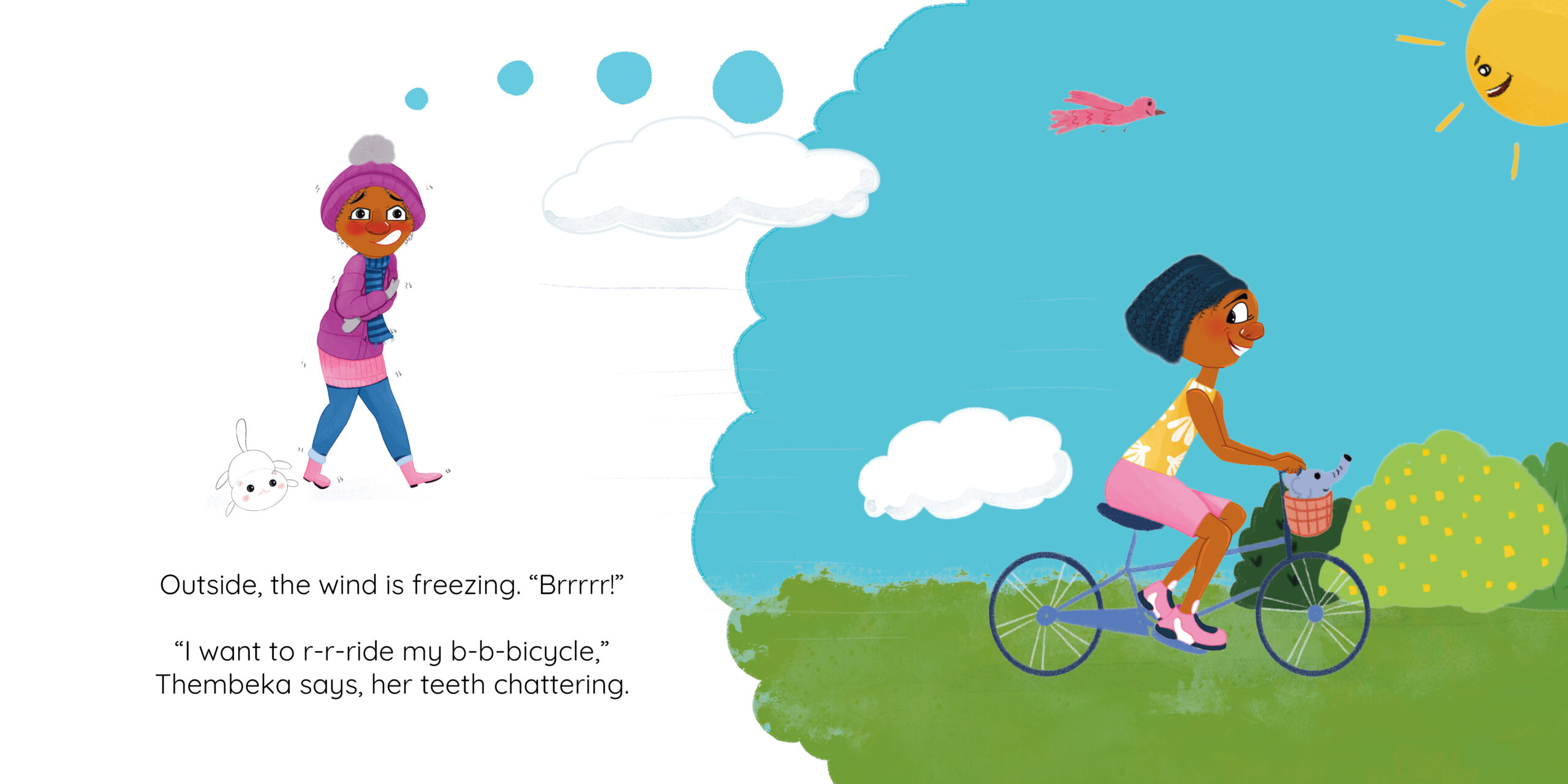 I Hate Winter — original illustrated page 7, English text included