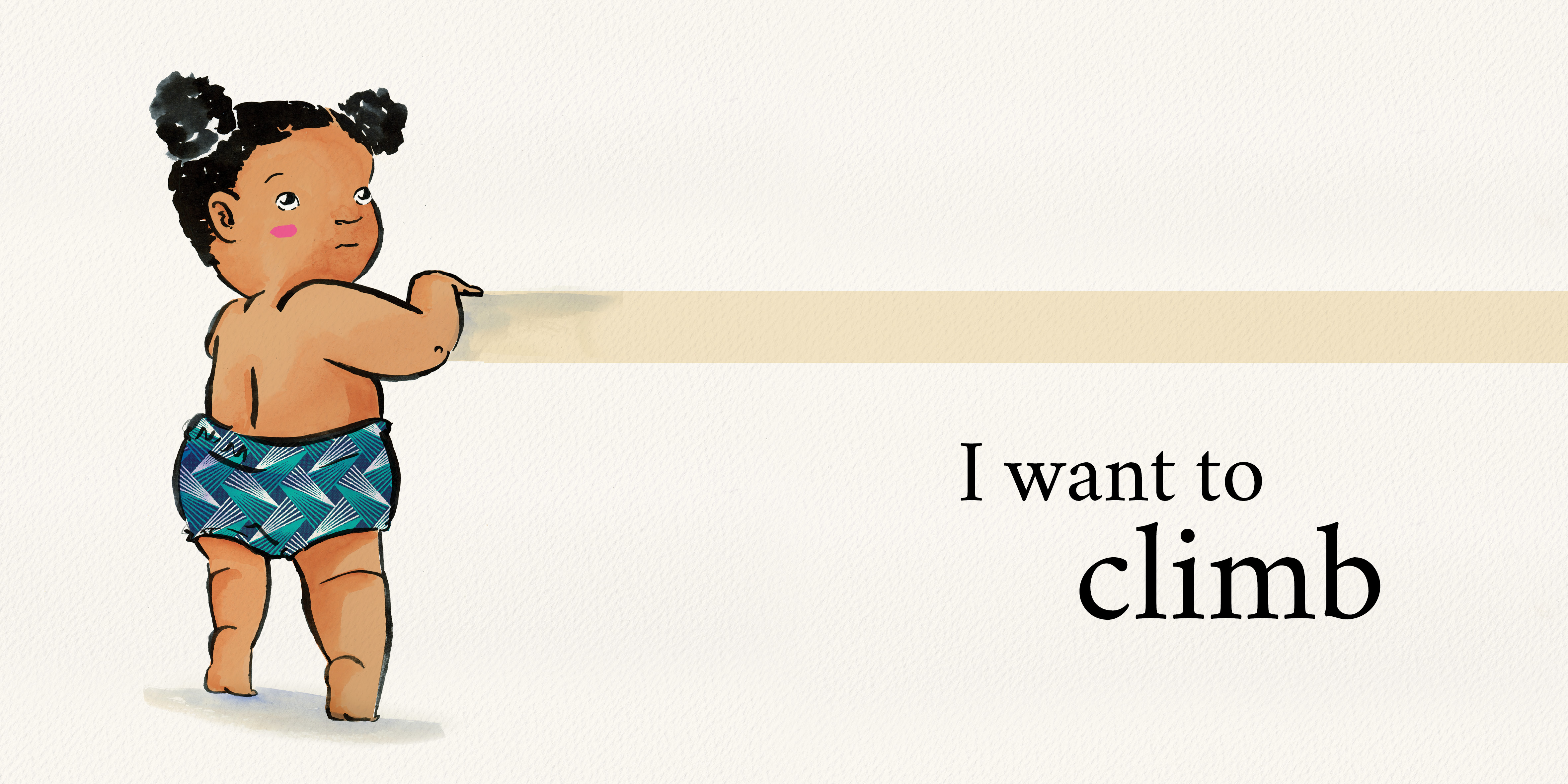 I want to! — original illustrated page 6, English text included