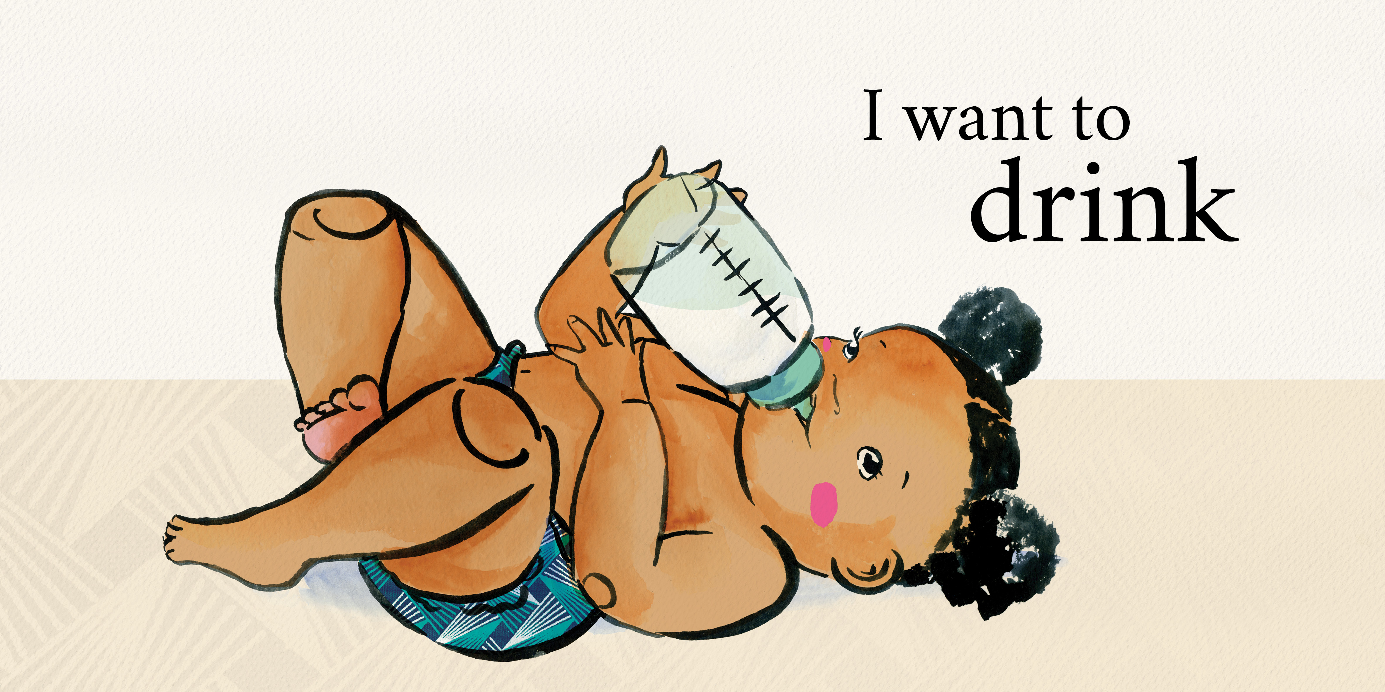 I want to! — original illustrated page 8, English text included