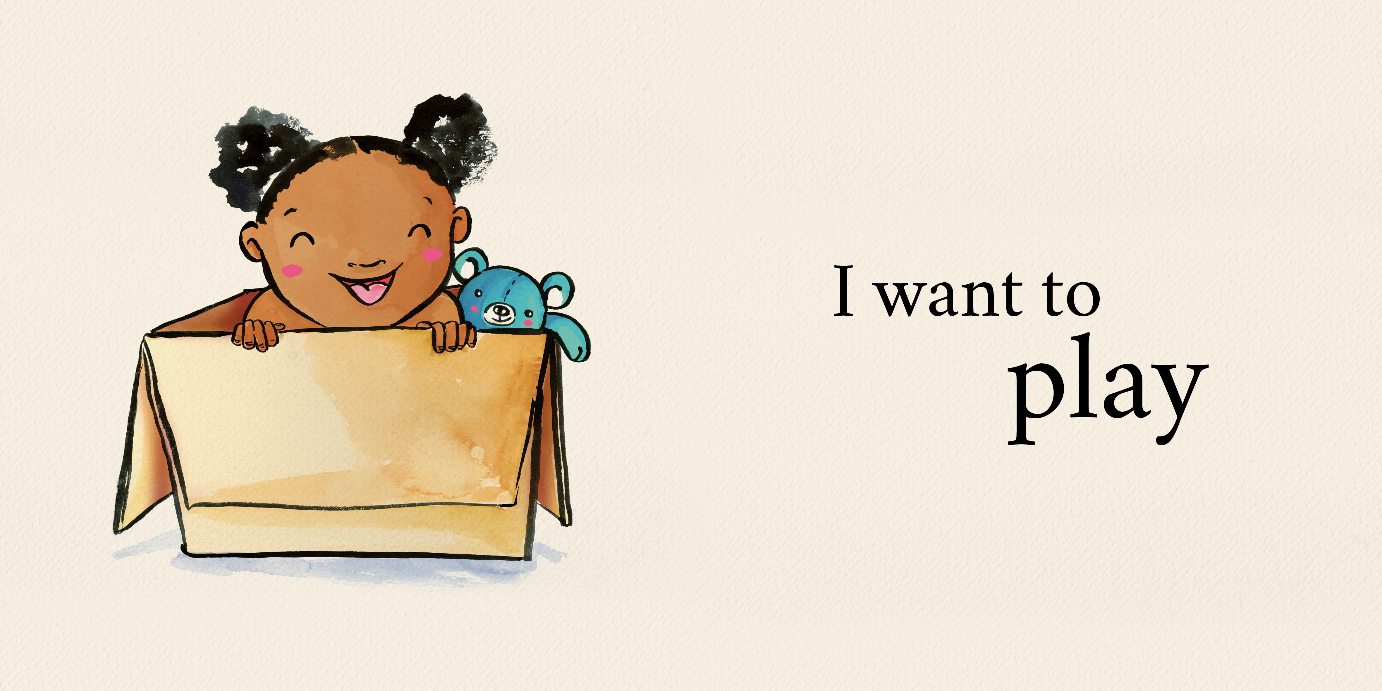 I want to! — original illustrated page 10, English text included