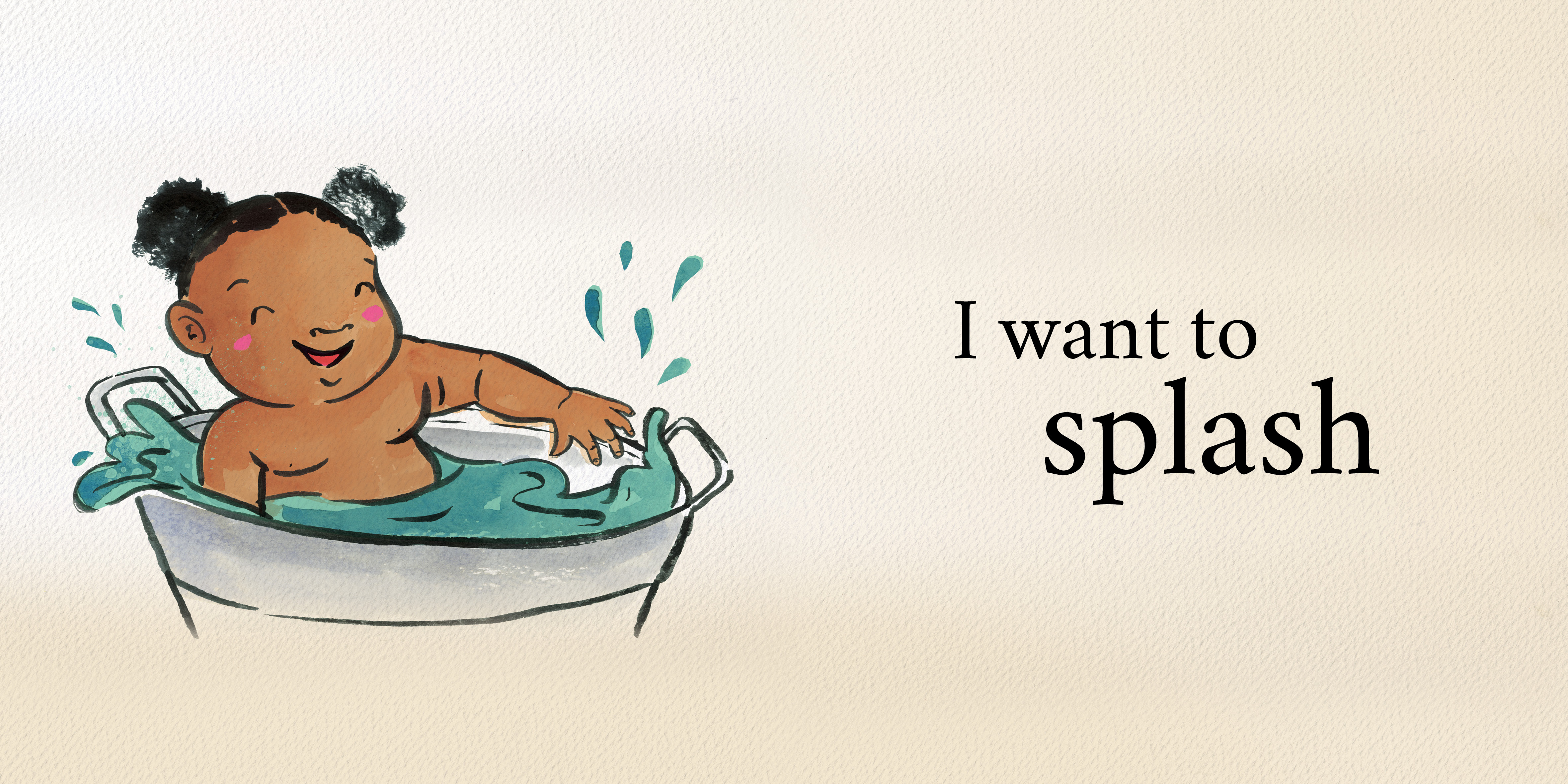 I want to! — original illustrated page 12, English text included