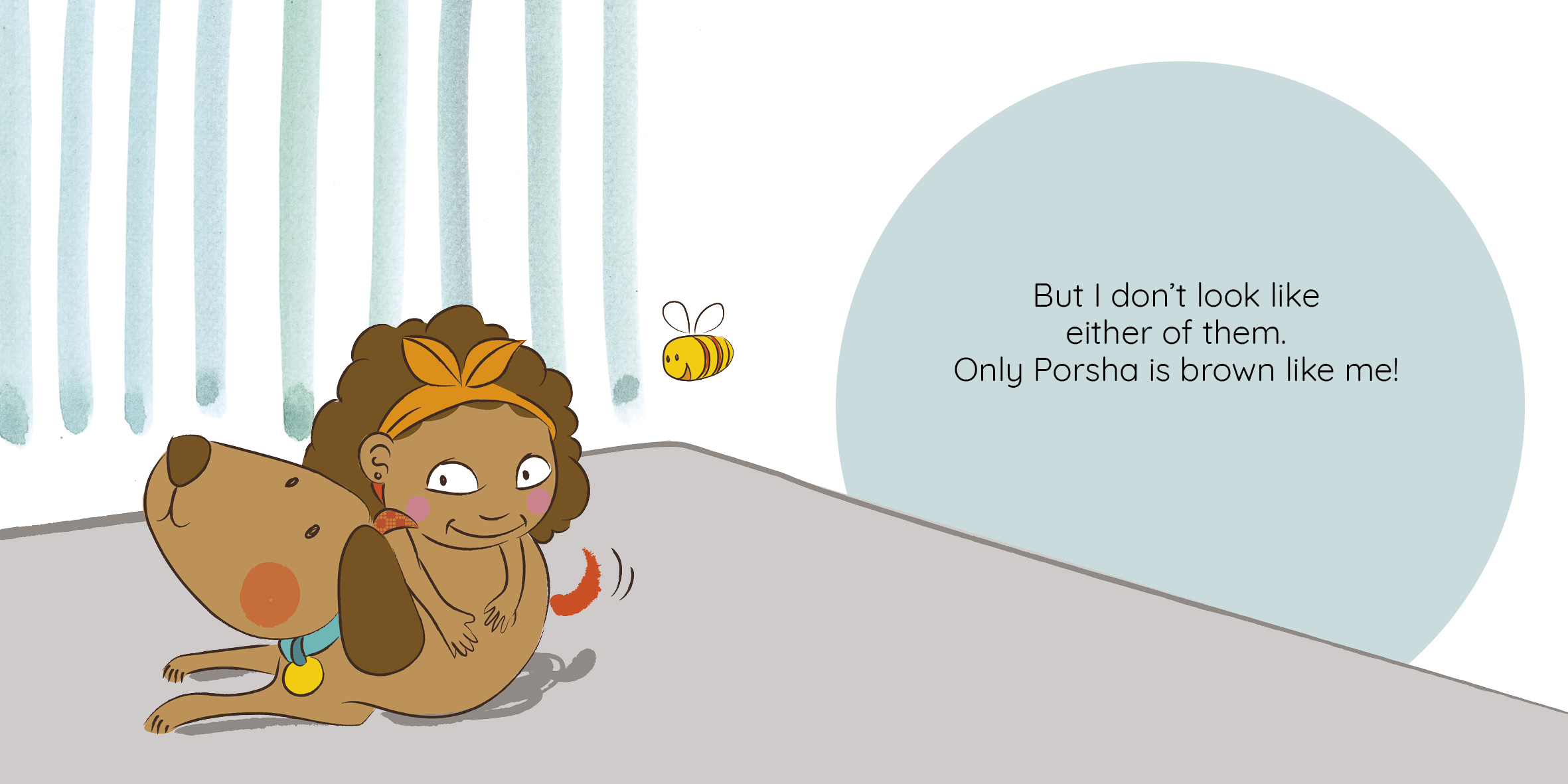 I’m the Colour of Honey — original illustrated page 3, English text included