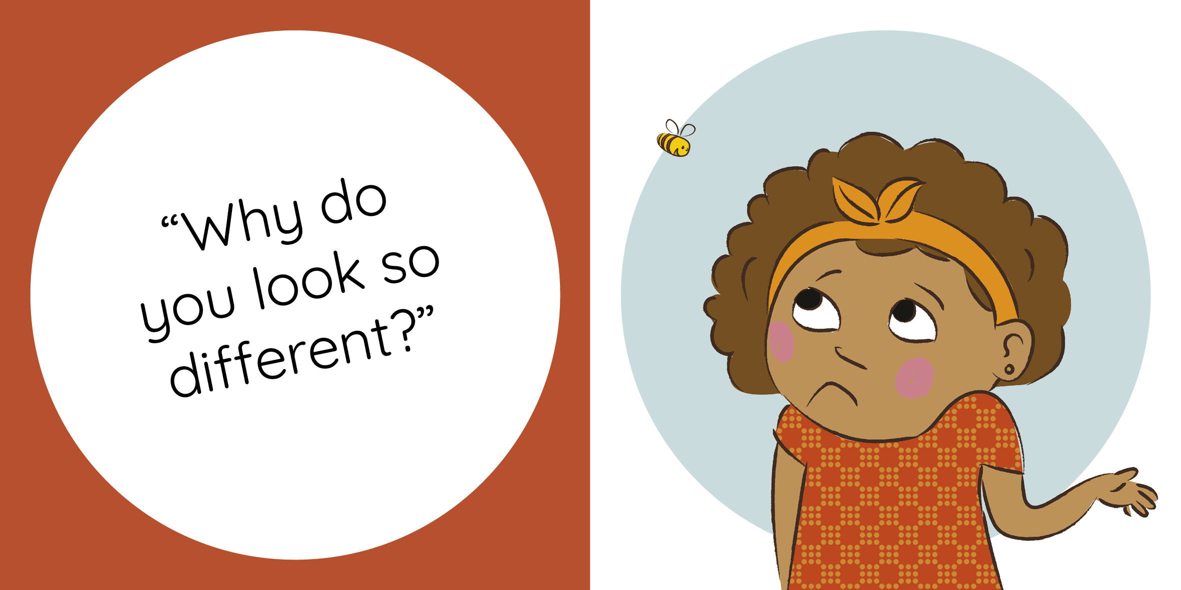 I’m the Colour of Honey — original illustrated page 9, English text included
