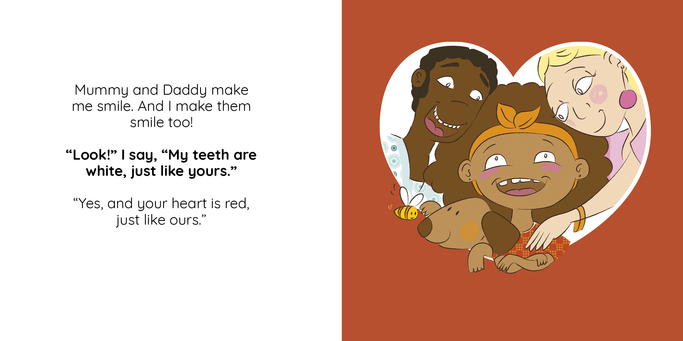 I’m the Colour of Honey — original illustrated page 13, English text included