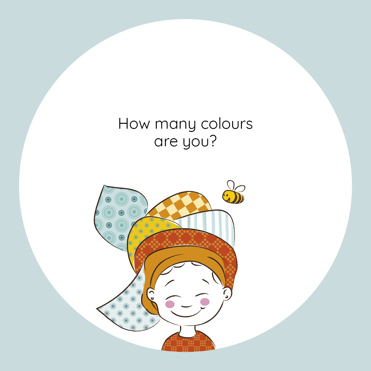 I’m the Colour of Honey — original illustrated page 15, English text included
