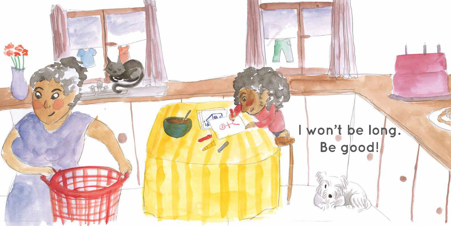 It Wasn’t Me! — original illustrated page 2, English text included