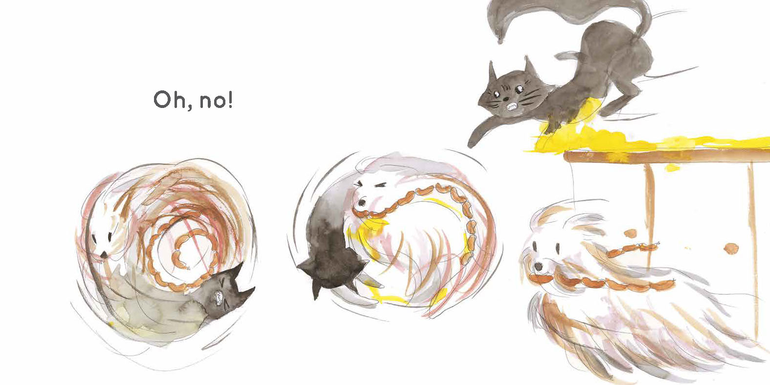 It Wasn’t Me! — original illustrated page 8, English text included