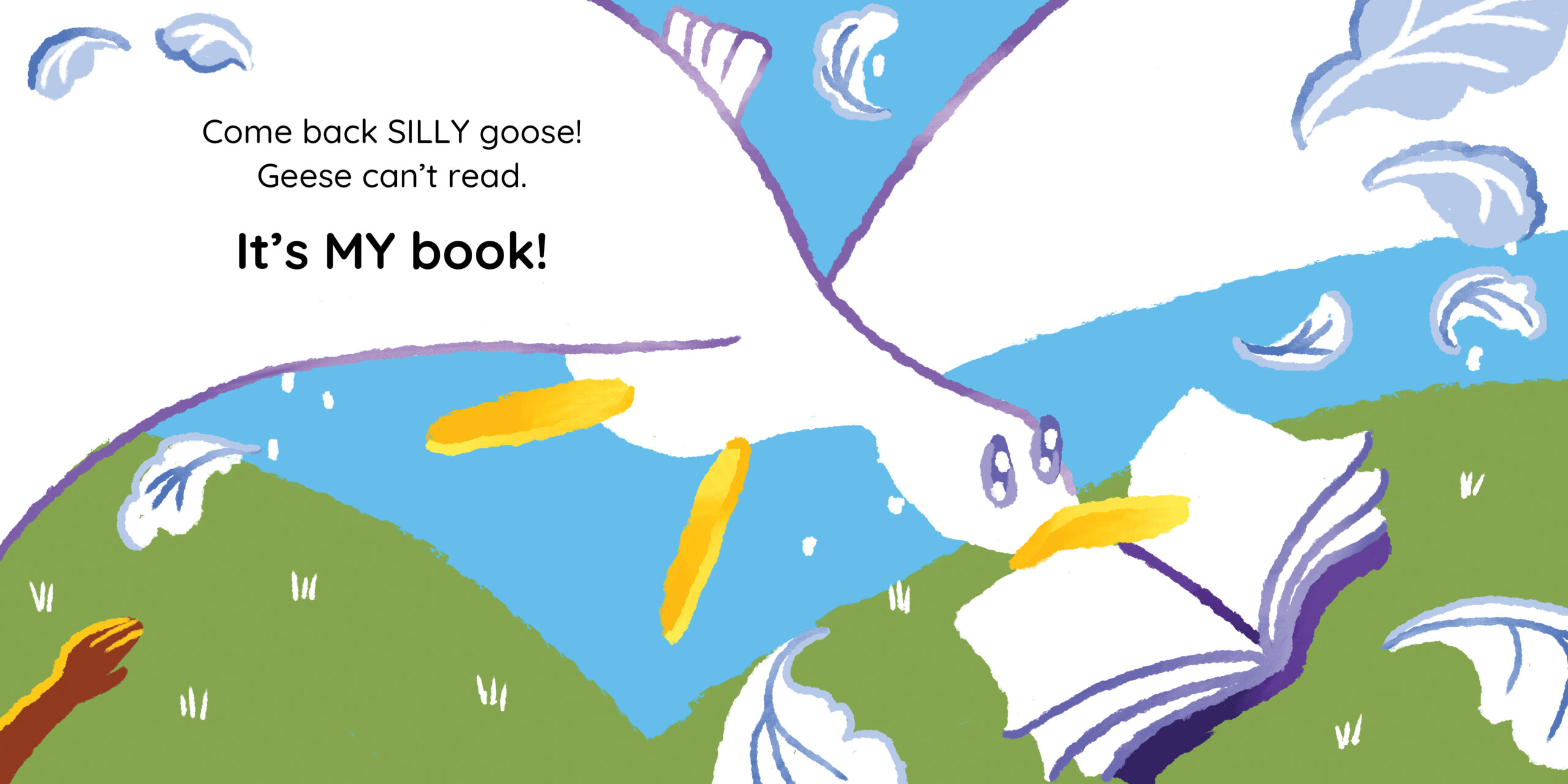 It’s MY book! — original illustrated page 3, English text included