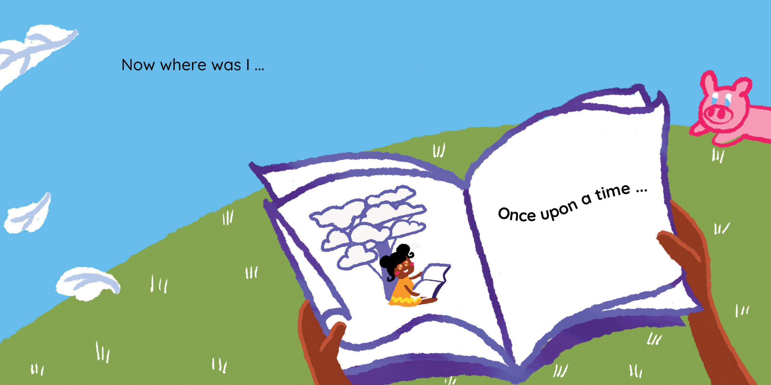 It’s MY book! — original illustrated page 4, English text included