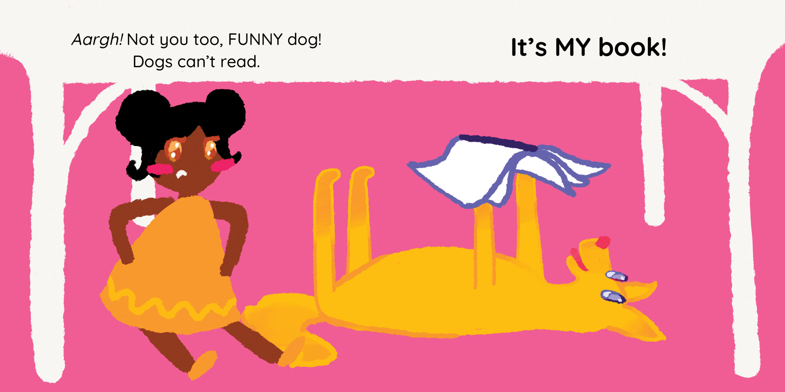 It’s MY book! — original illustrated page 7, English text included