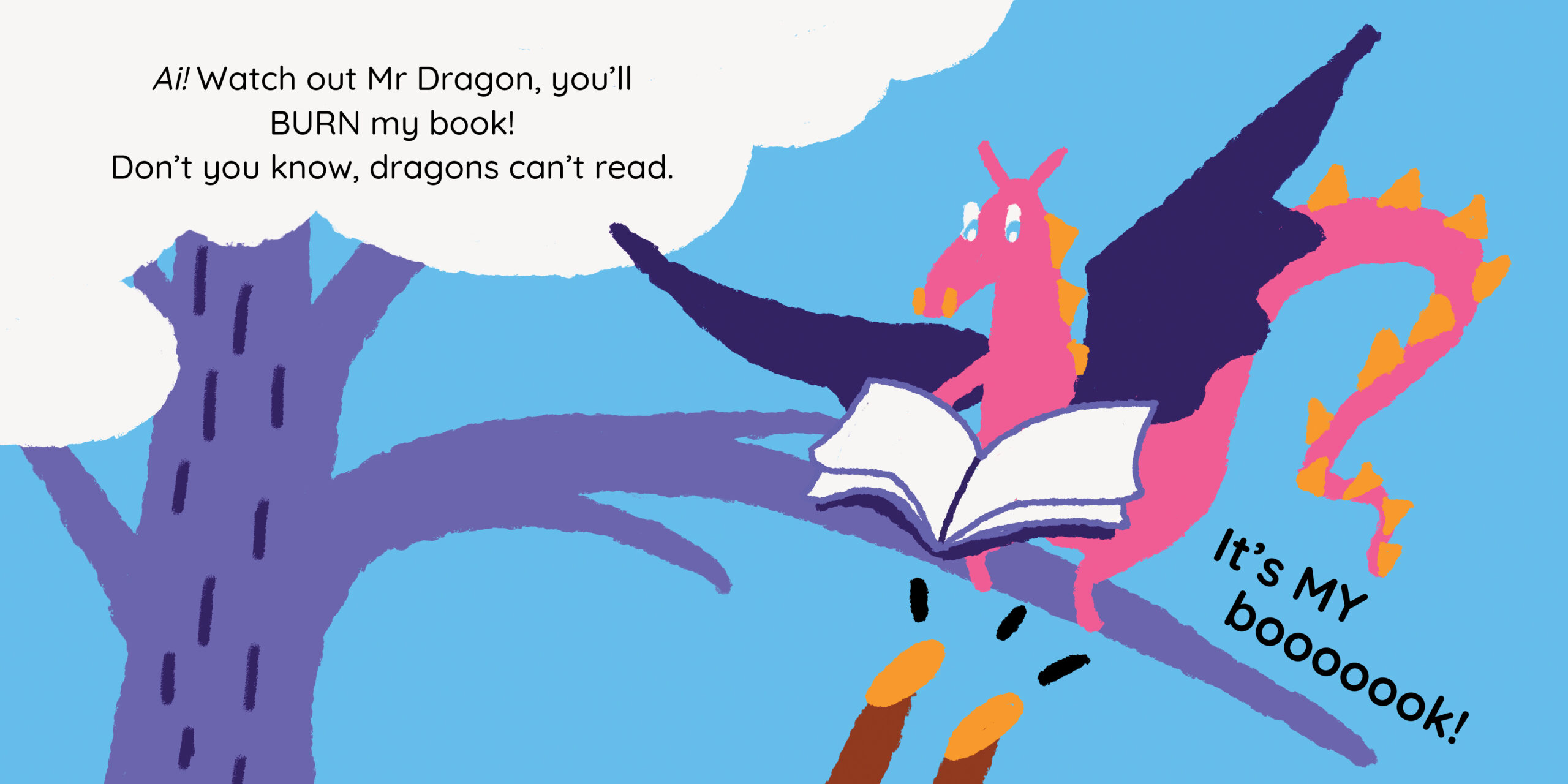 It’s MY book! — original illustrated page 9, English text included