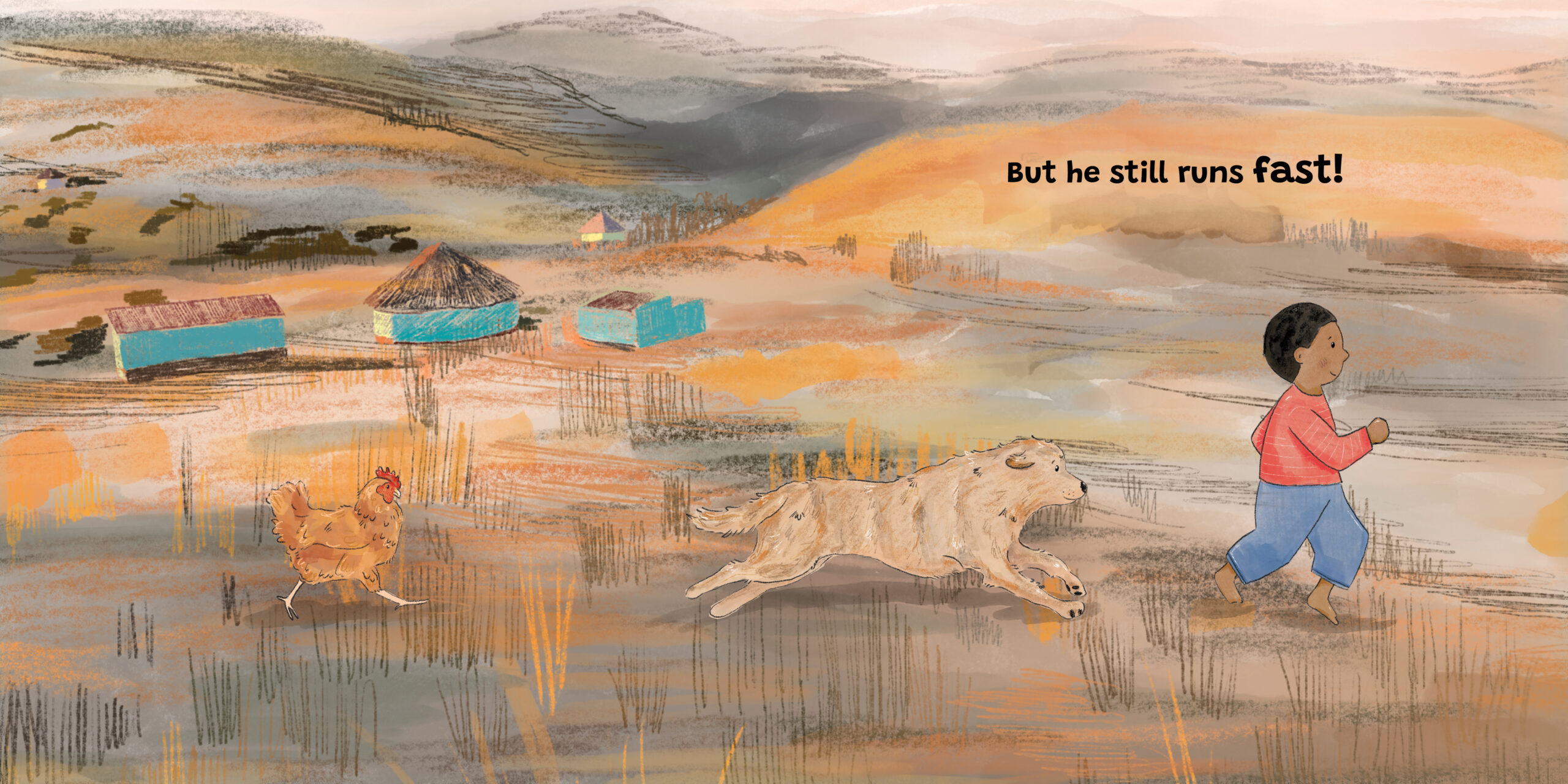 Jock and Me — original illustrated page 4, English text included