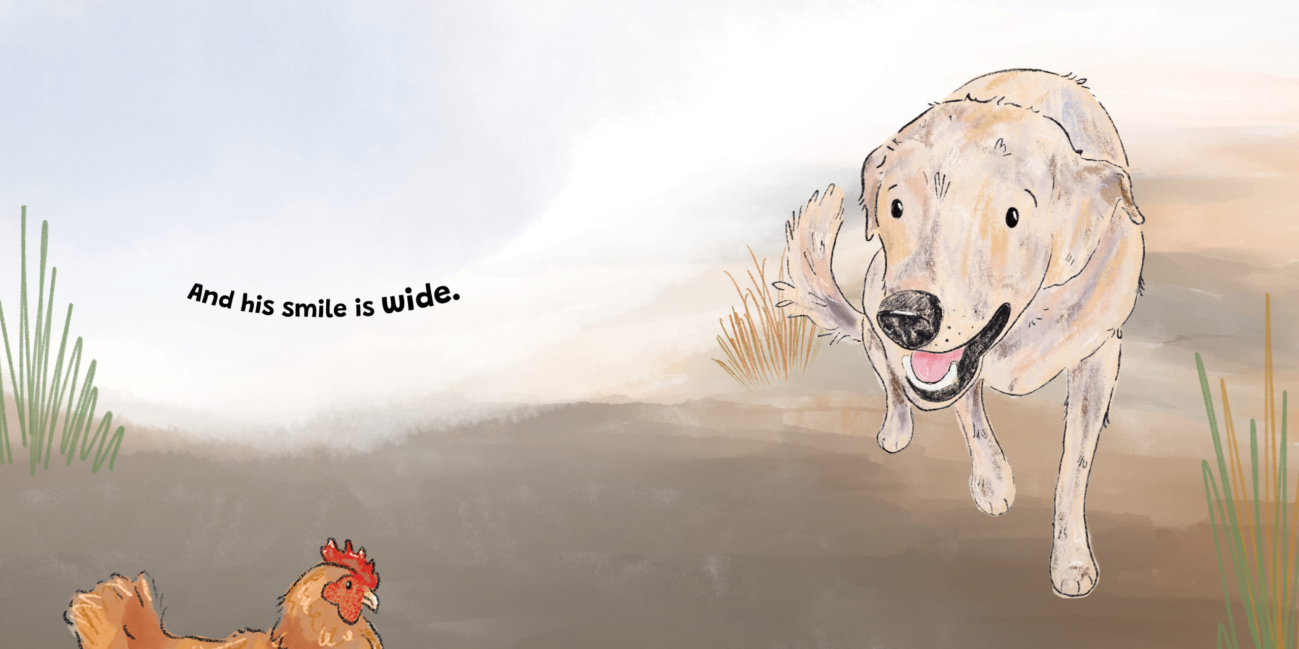 Jock and Me — original illustrated page 5, English text included