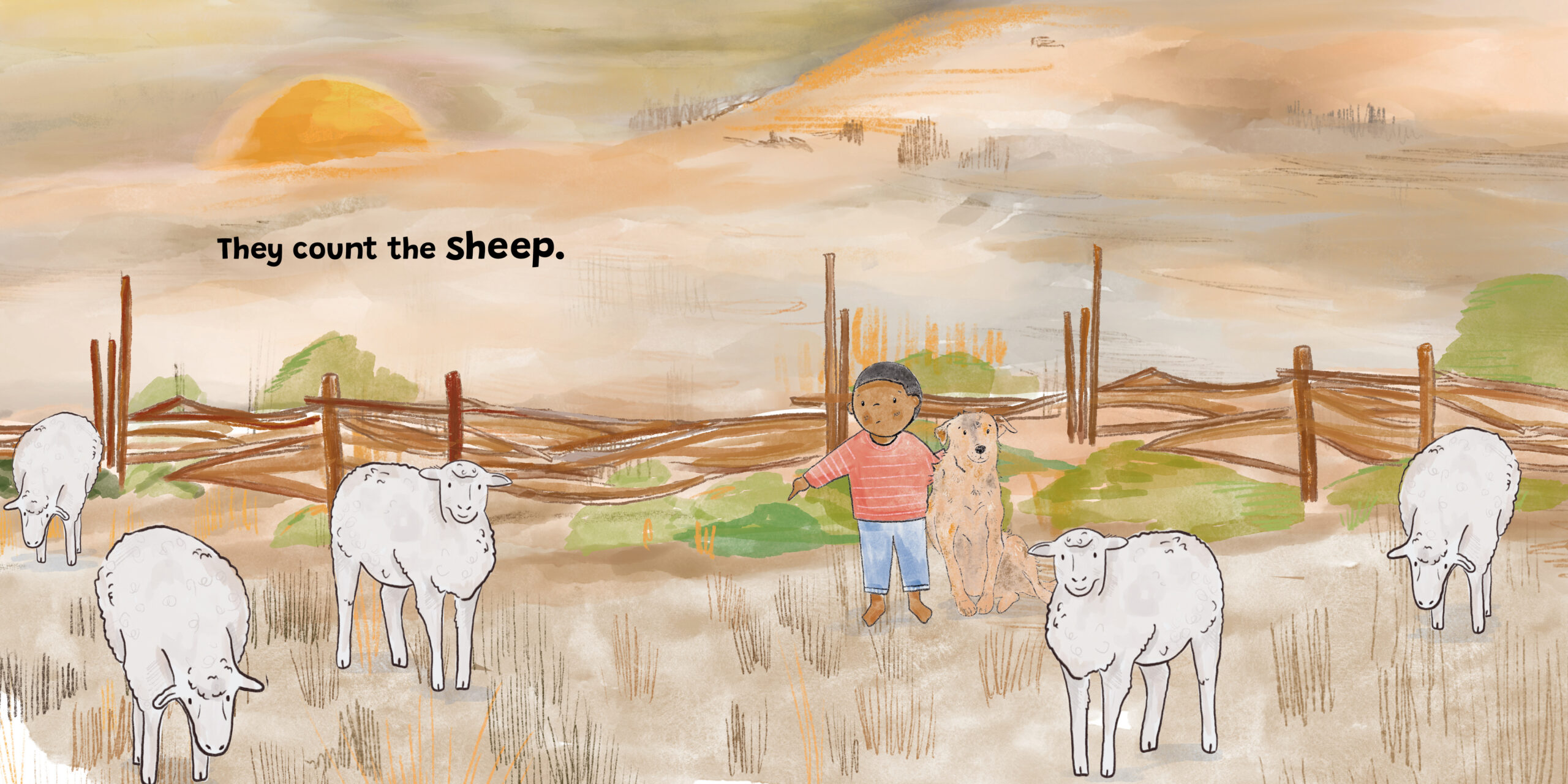 Jock and Me — original illustrated page 8, English text included