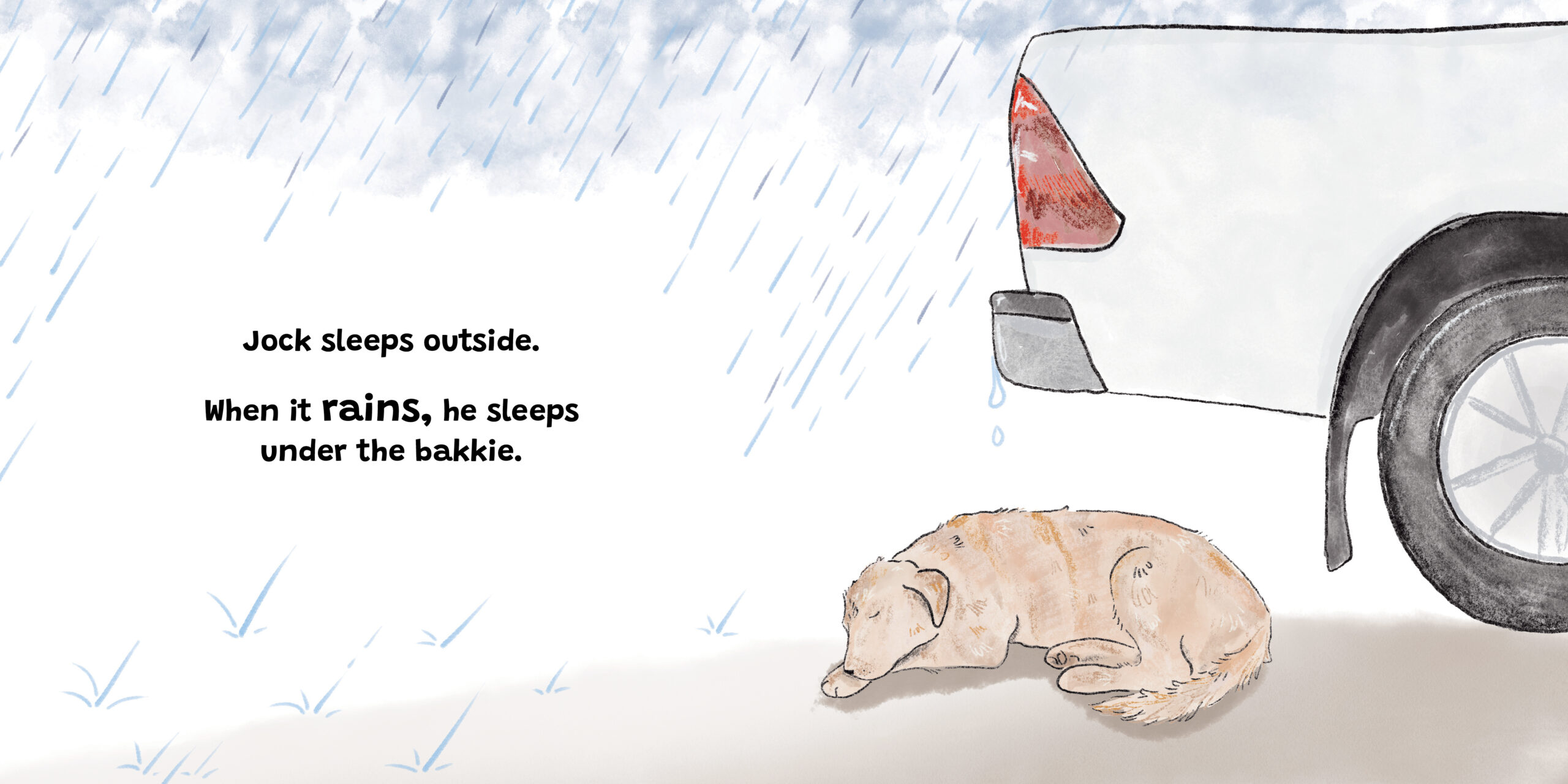 Jock and Me — original illustrated page 10, English text included