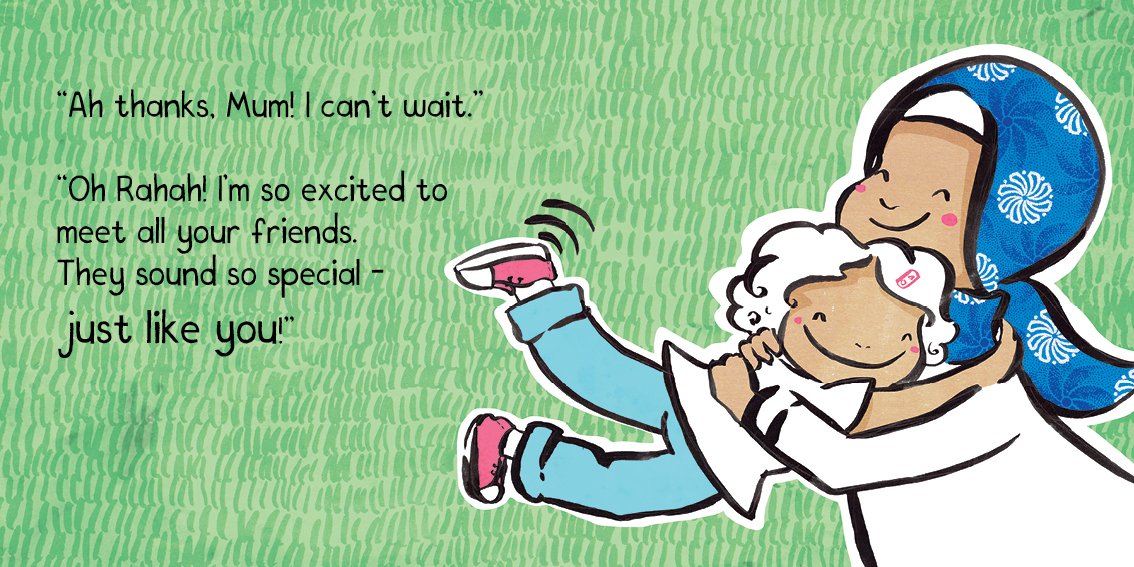Just Like Me — original illustrated page 14, English text included