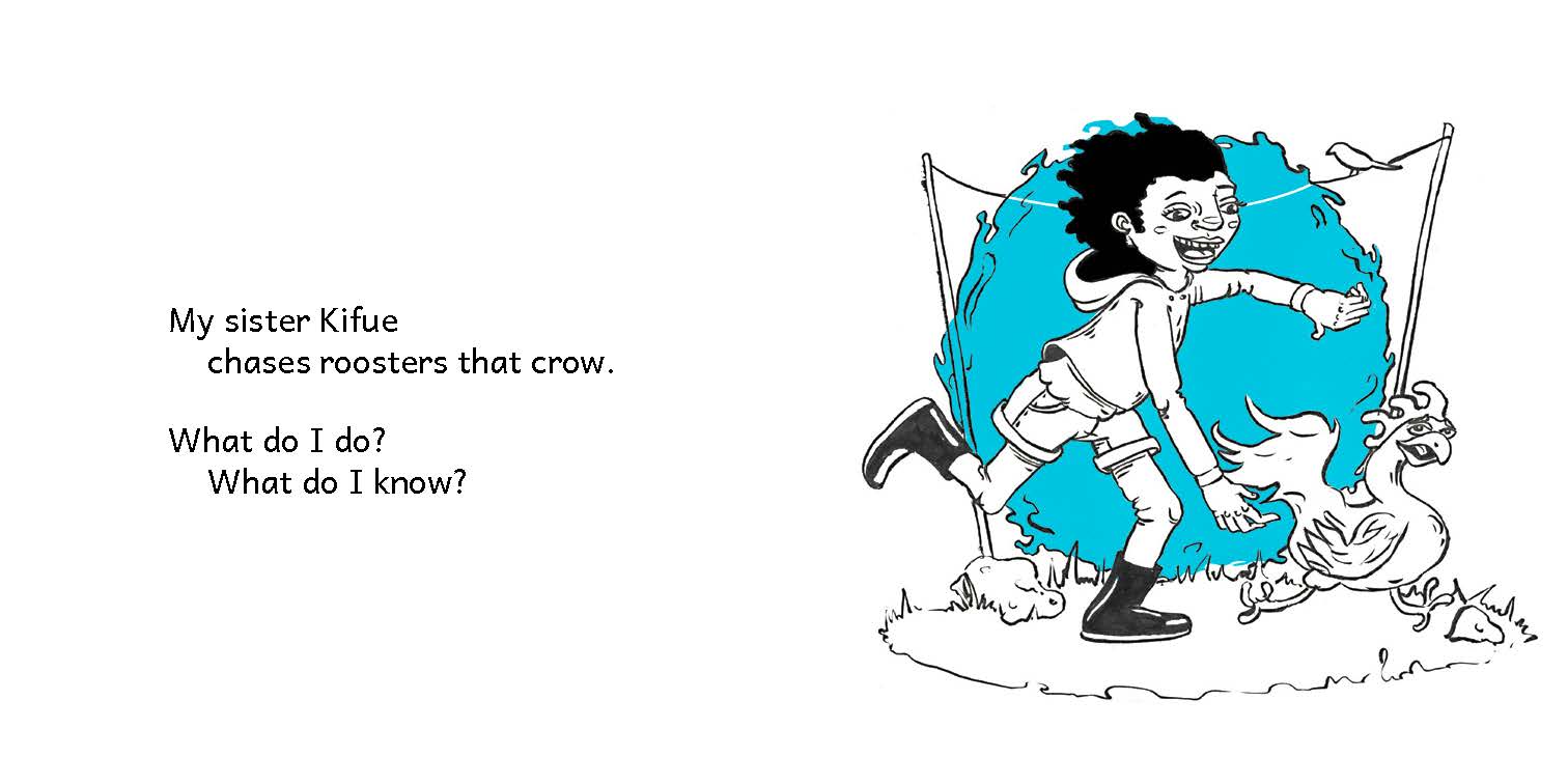 Karabo’s Question — original illustrated page 2, English text included