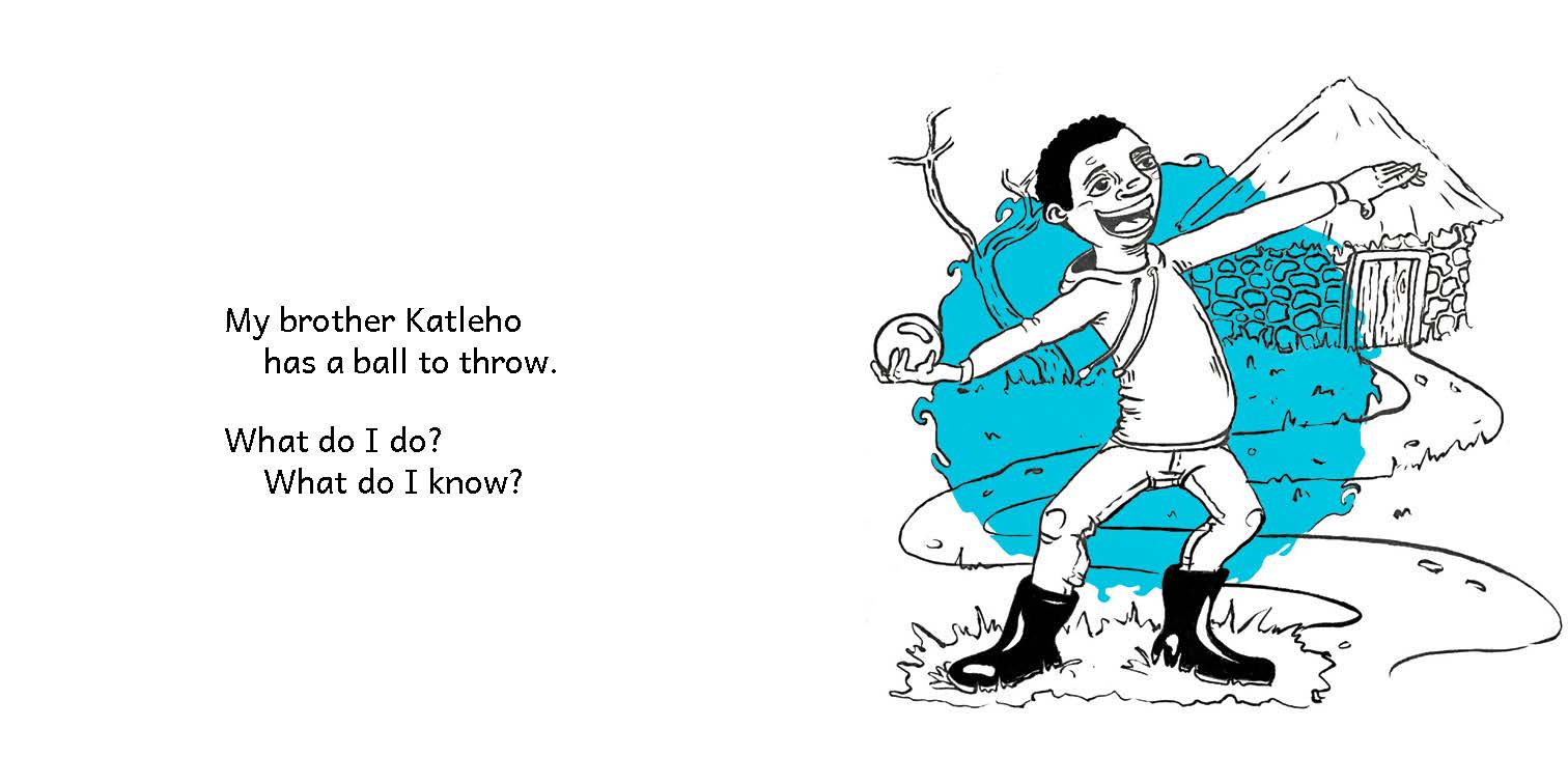 Karabo’s Question — original illustrated page 3, English text included