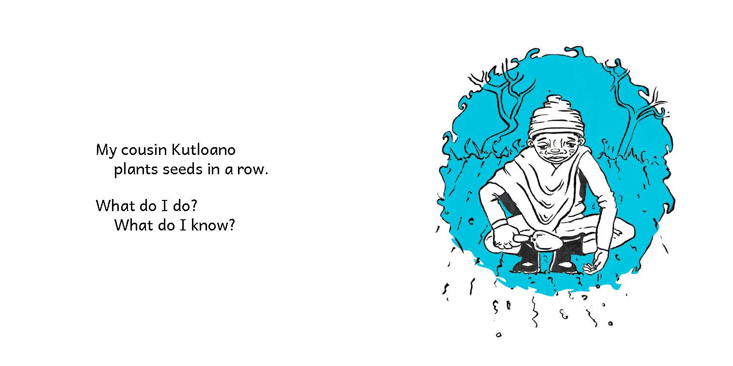 Karabo’s Question — original illustrated page 4, English text included