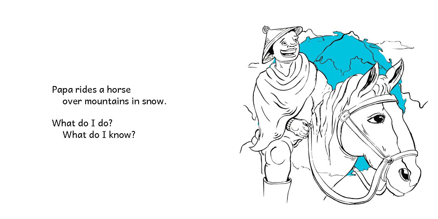 Karabo’s Question — original illustrated page 9, English text included