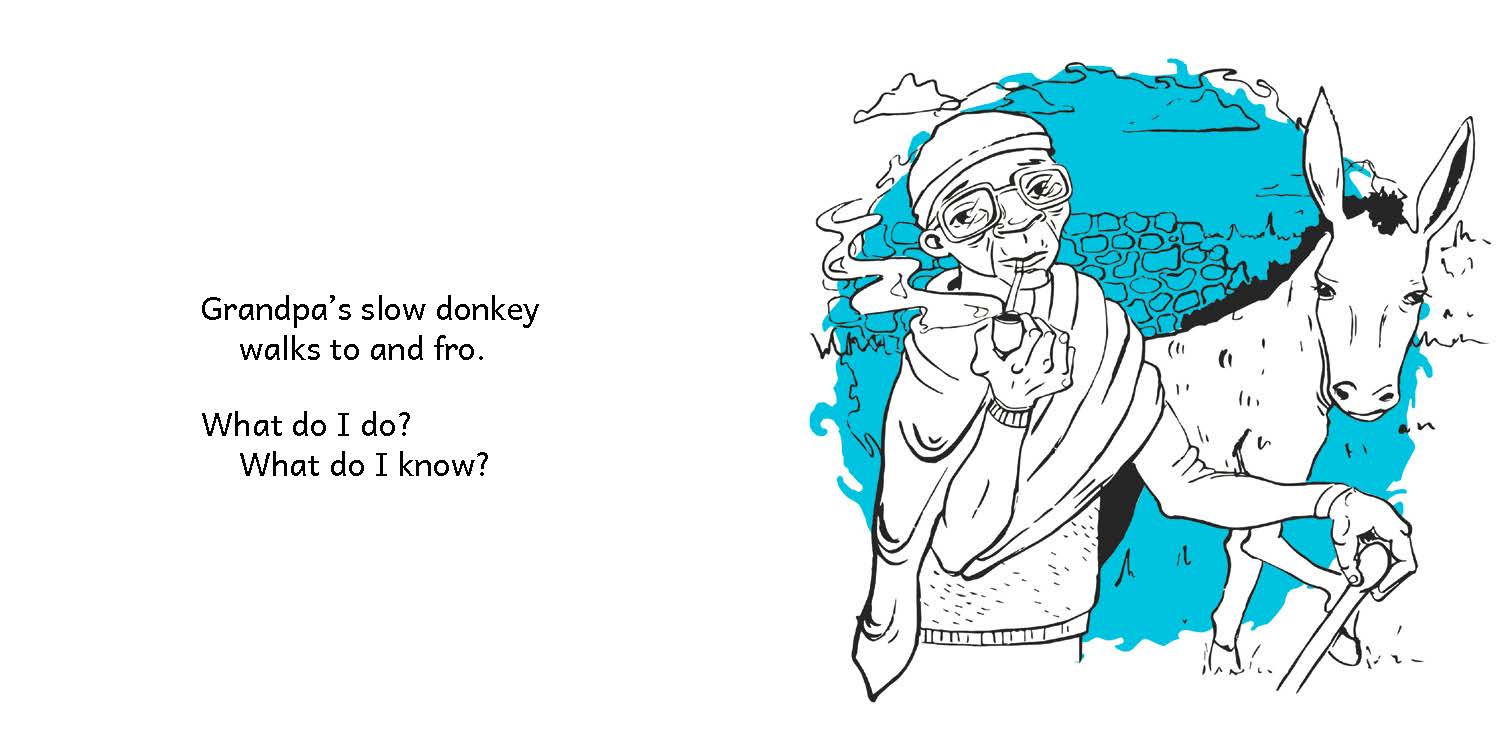 Karabo’s Question — original illustrated page 10, English text included