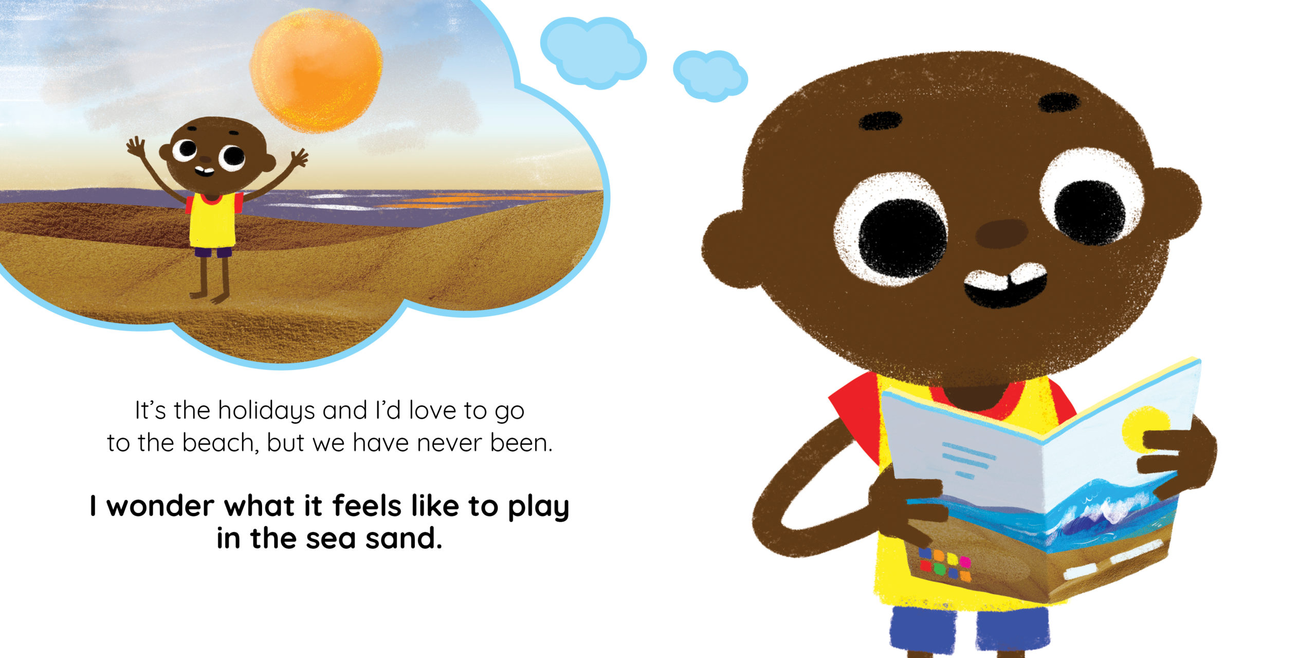 Lesedi’s Sandbox — original illustrated page 2, English text included