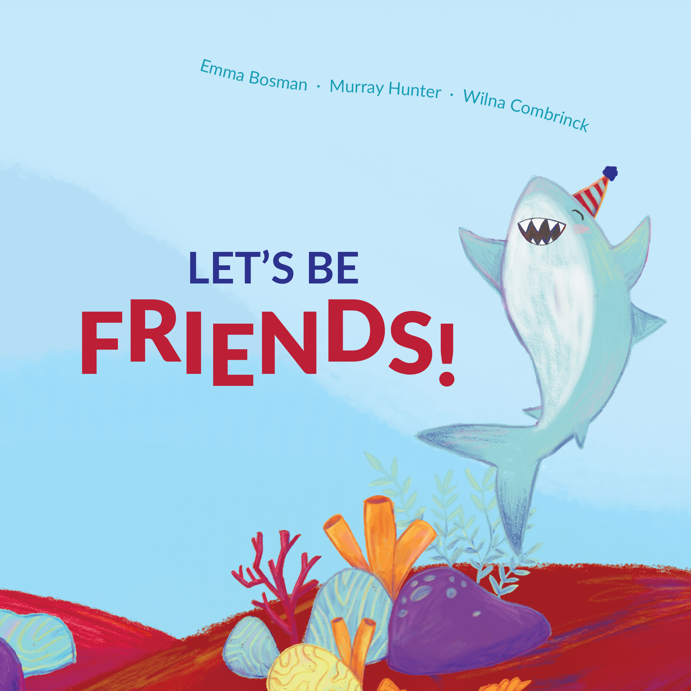 Let’s be Friends — original illustrated page 1, English text included