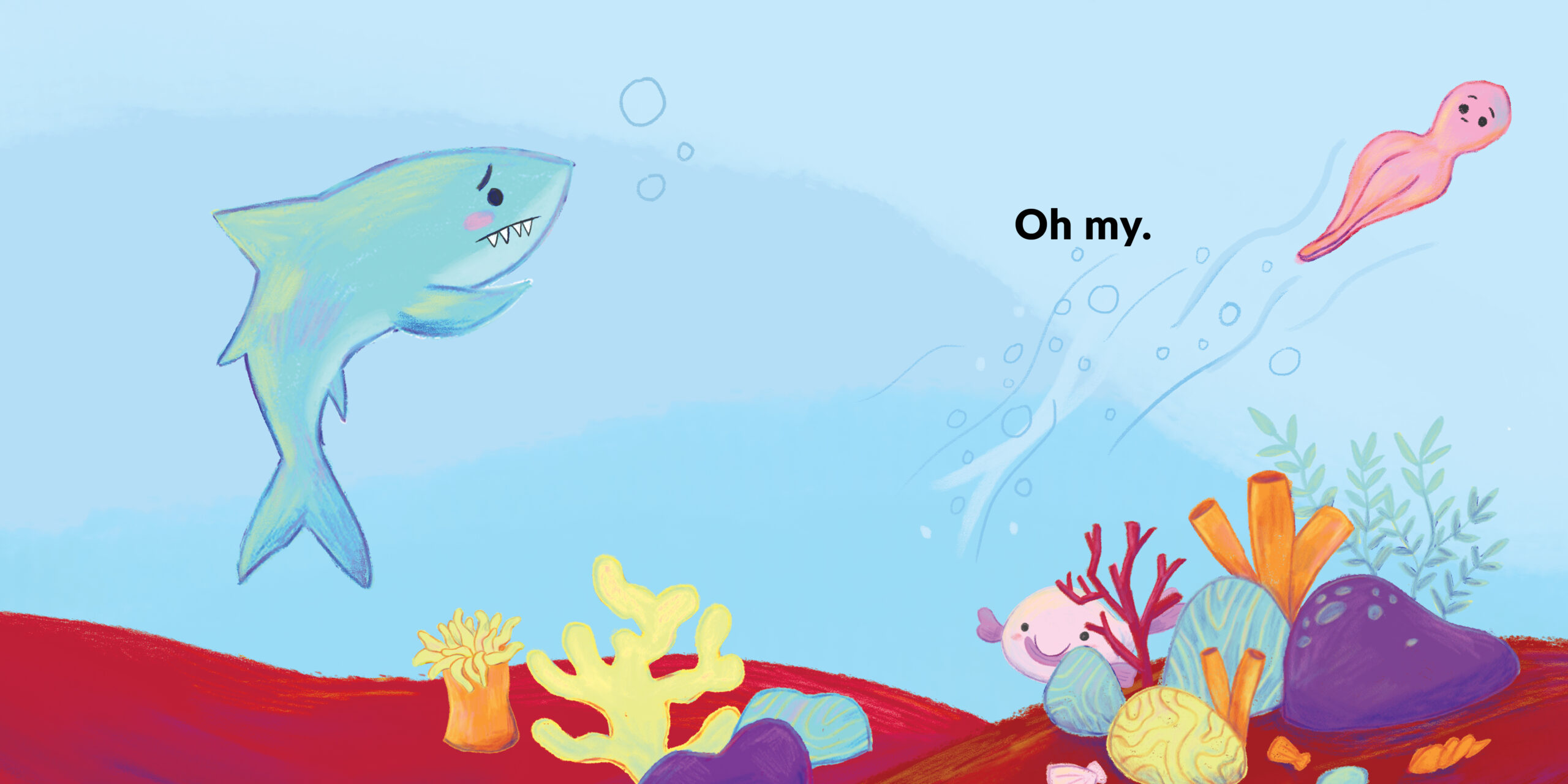 Let’s be Friends — original illustrated page 8, English text included