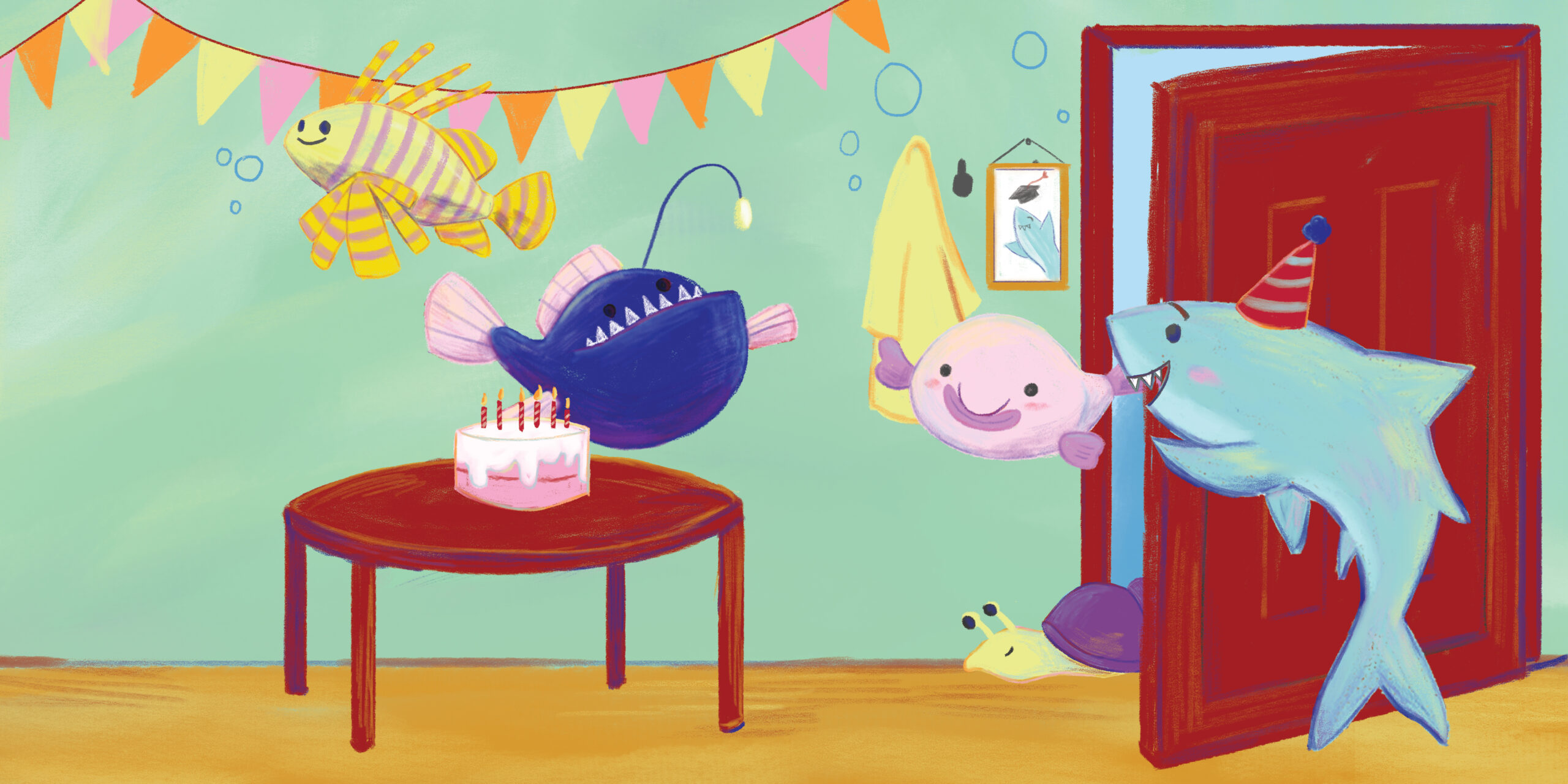 Let’s be Friends — original illustrated page 12, English text included