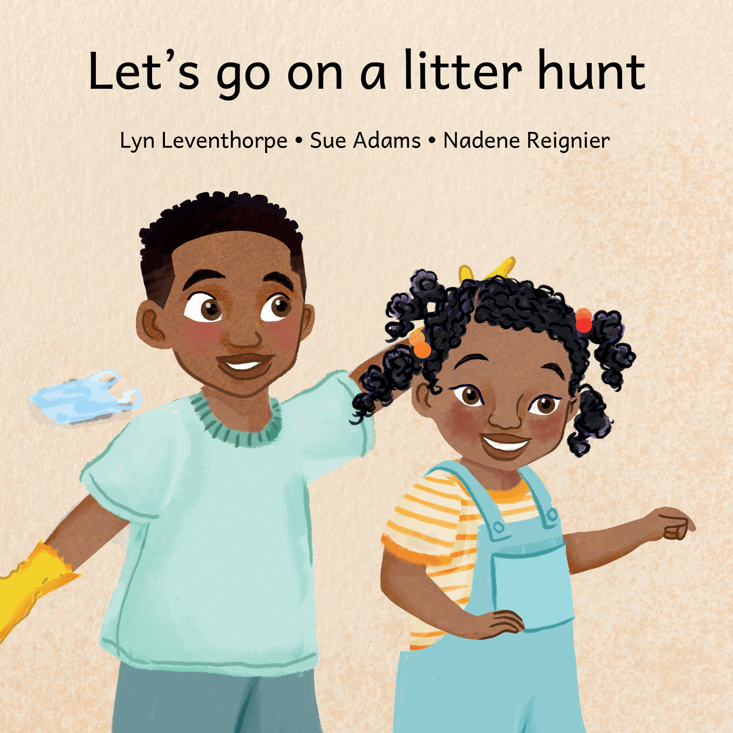 Let’s go on a litter hunt — original illustrated page 1, English text included