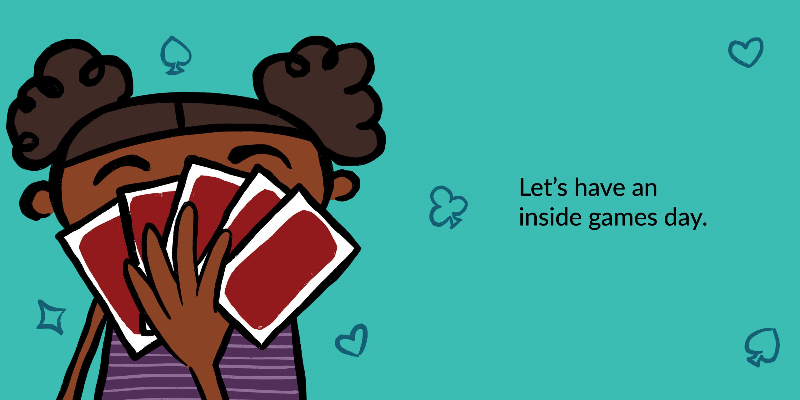 Let’s have an inside day! — original illustrated page 6, English text included