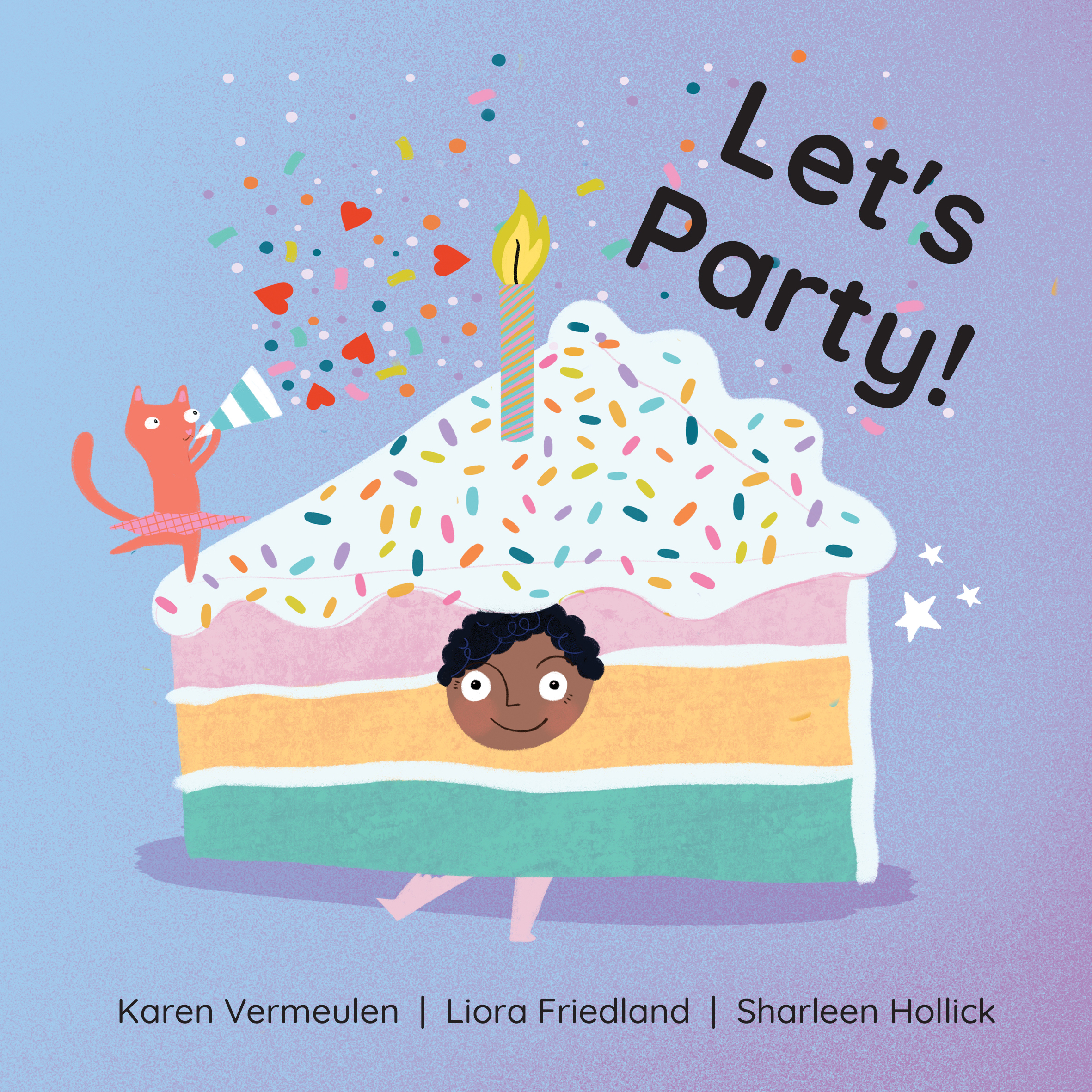 Let’s Party! — original illustrated page 1, English text included