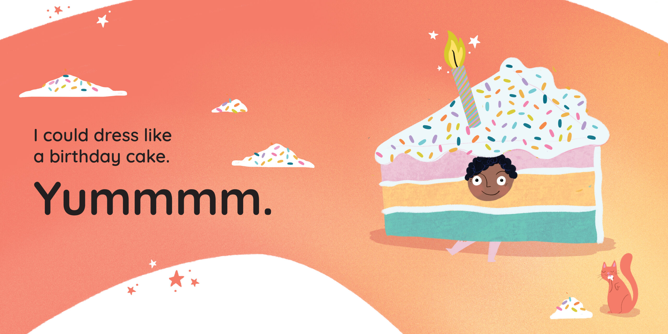 Let’s Party! — original illustrated page 6, English text included