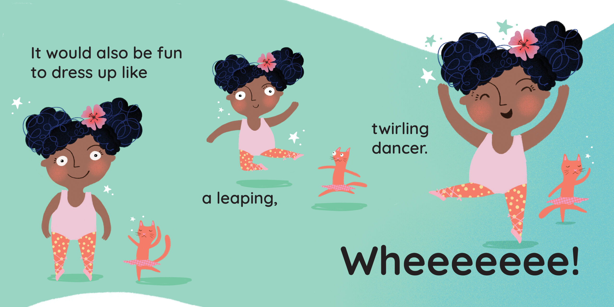Let’s Party! — original illustrated page 8, English text included