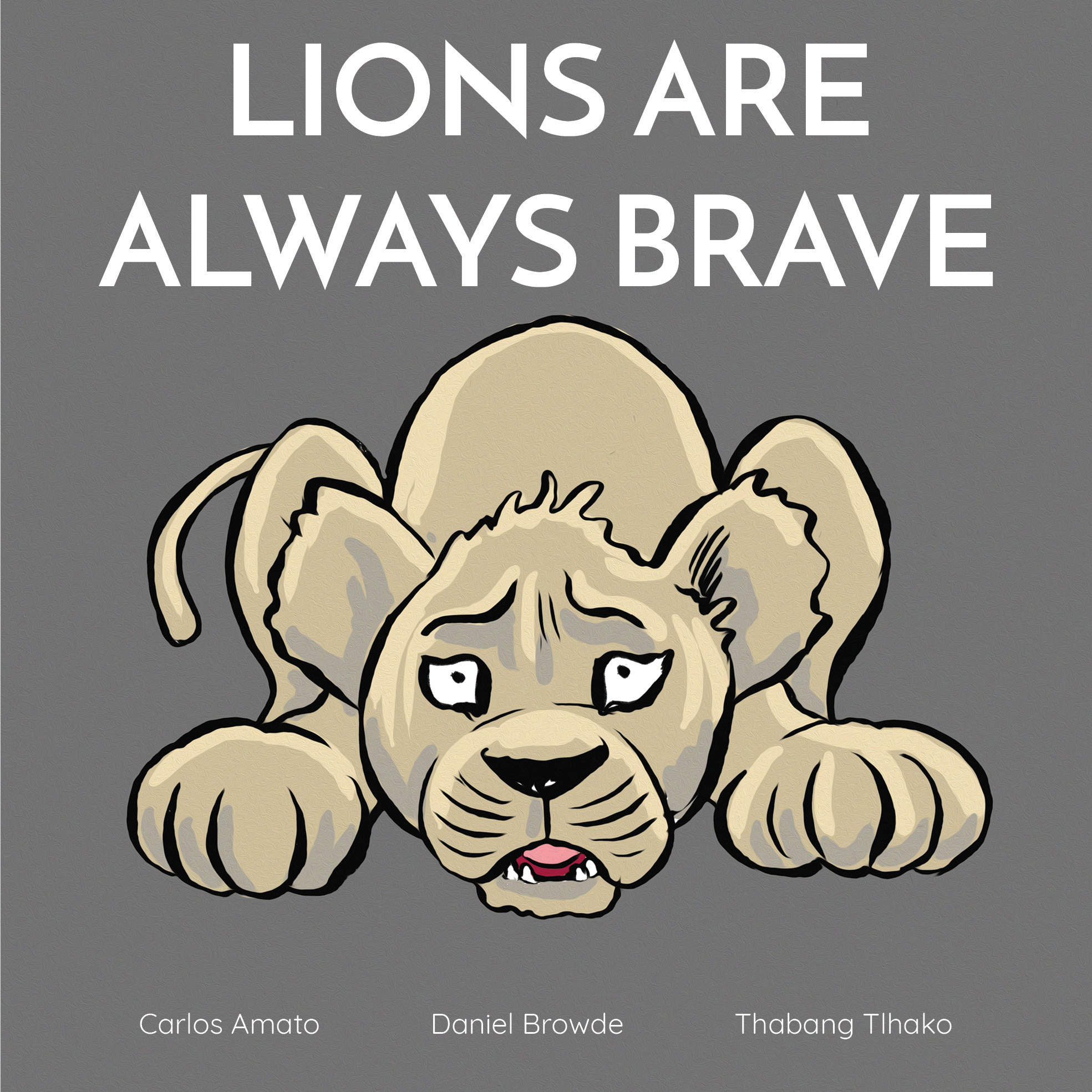 Lions are Always Brave — original illustrated page 1, English text included