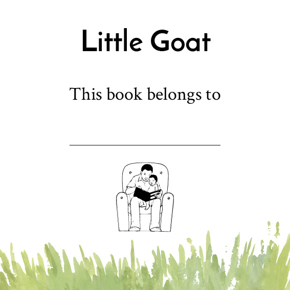 Little Goat — original illustrated page 2, English text included
